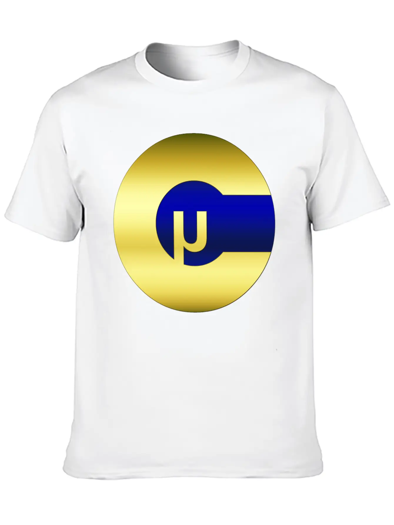Microcoin Blue Stylish Everyday T-Shirt – Unisex Basic Cotton Tee