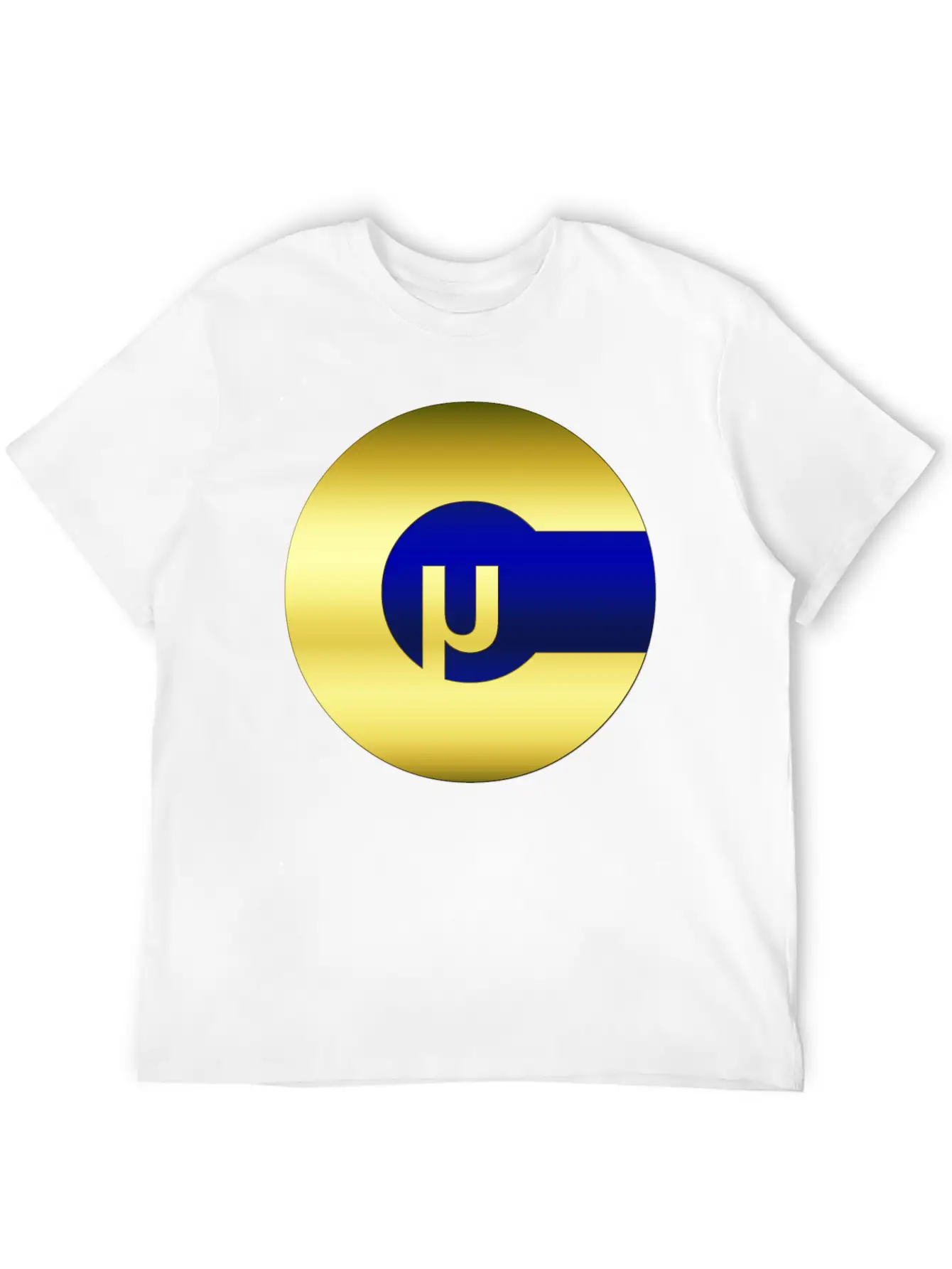 Microcoin Blue Stylish Everyday T-Shirt – Unisex Basic Cotton Tee
