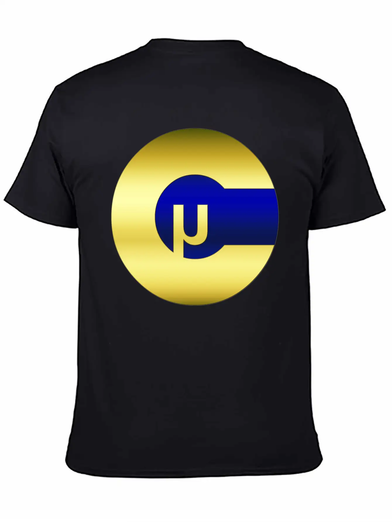 Microcoin Blue Stylish Everyday T-Shirt – Unisex Basic Cotton Tee