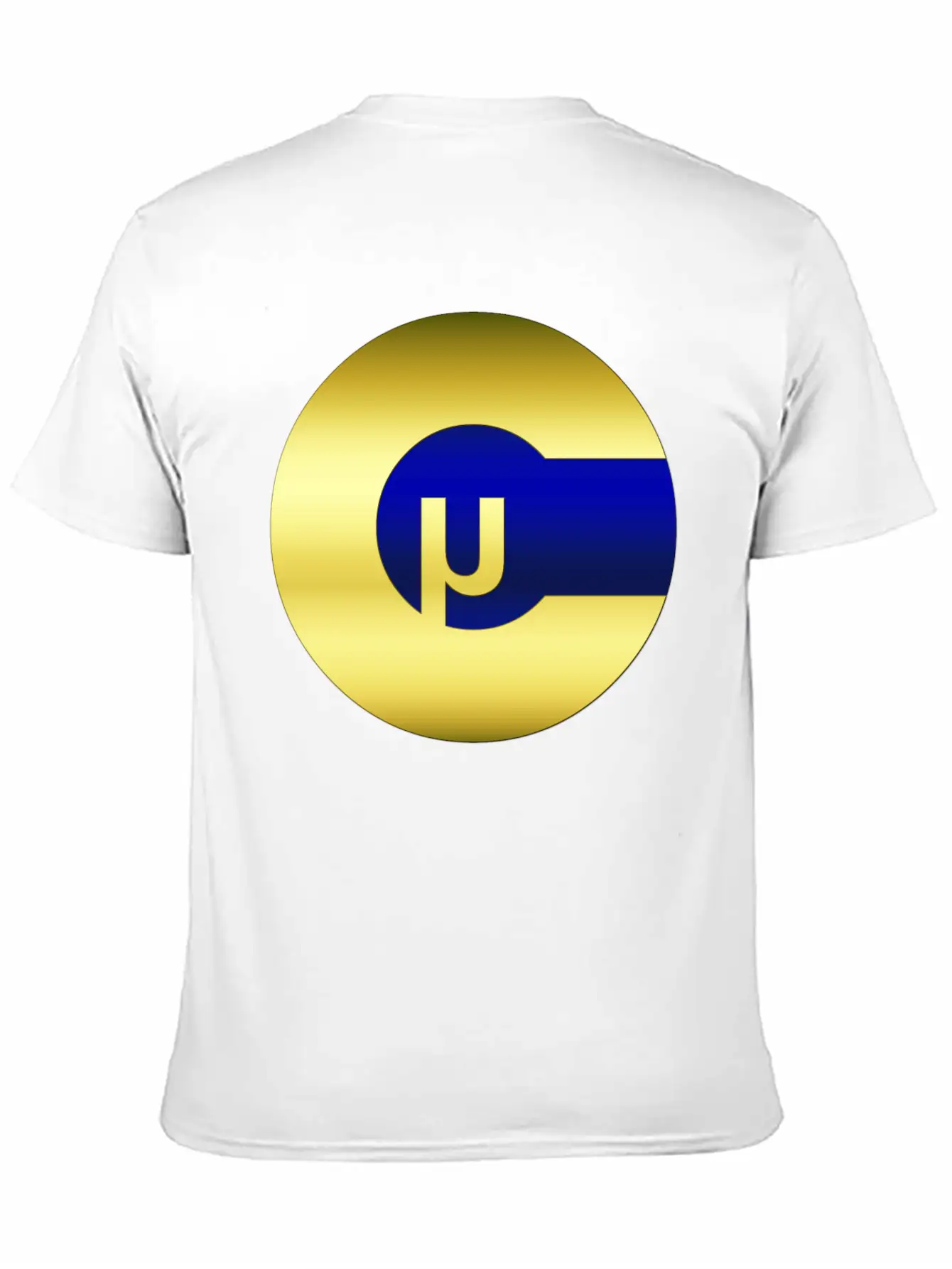 Microcoin Blue Stylish Everyday T-Shirt – Unisex Basic Cotton Tee