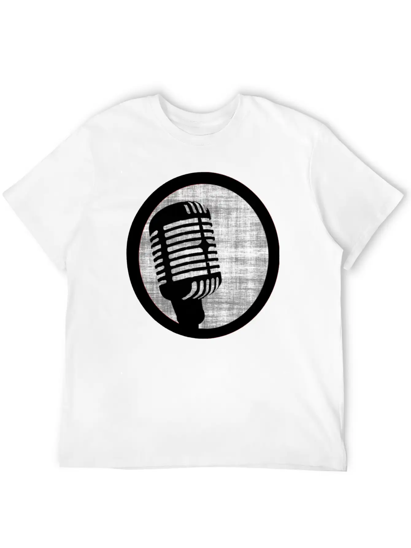 Microphone Check Basic Graphic T-Shirt – Daily Comfort In Soft Cotton
