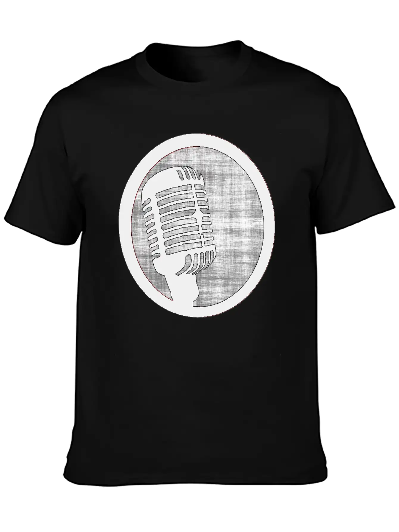Microphone Check Basic Graphic T-Shirt – Daily Comfort In Soft Cotton