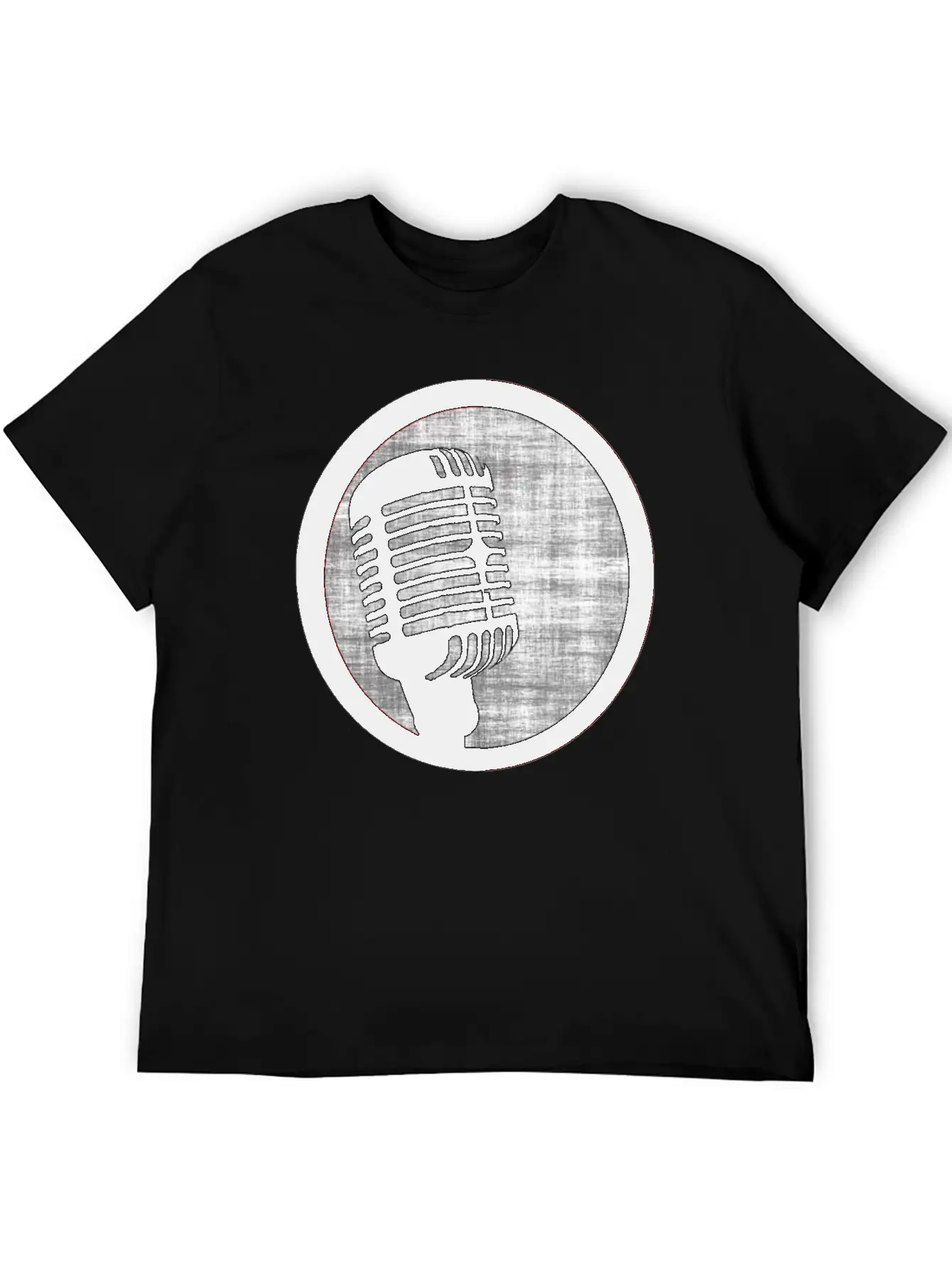 Microphone Check Basic Graphic T-Shirt – Daily Comfort In Soft Cotton