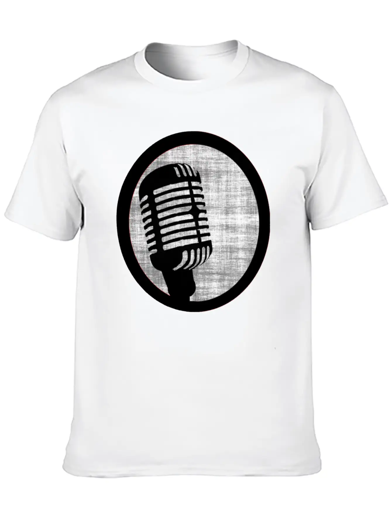 Microphone Check Basic Graphic T-Shirt – Daily Comfort In Soft Cotton