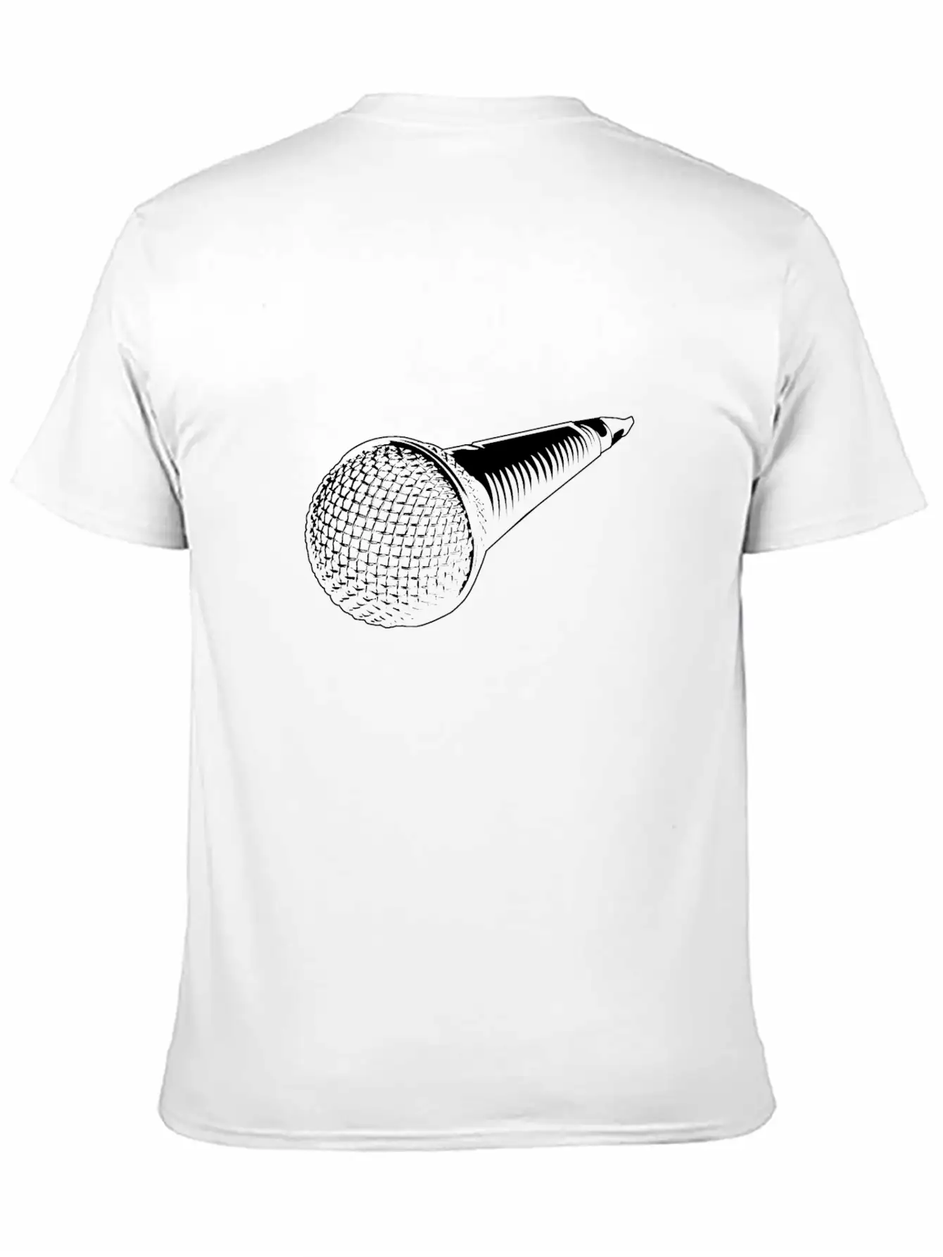 Microphone Stylish Everyday T-Shirt – Unisex Basic Cotton Tee