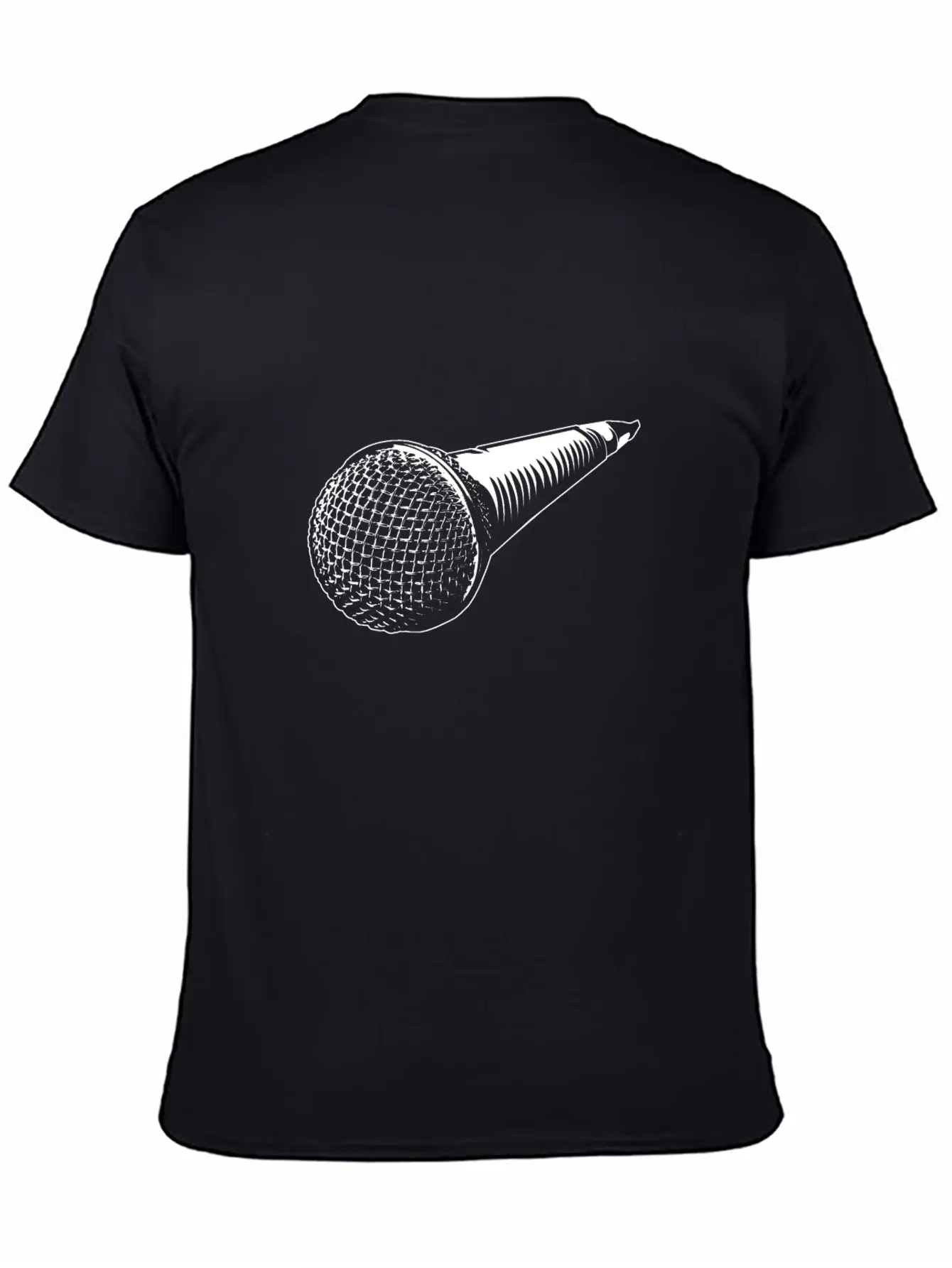 Microphone Stylish Everyday T-Shirt – Unisex Basic Cotton Tee