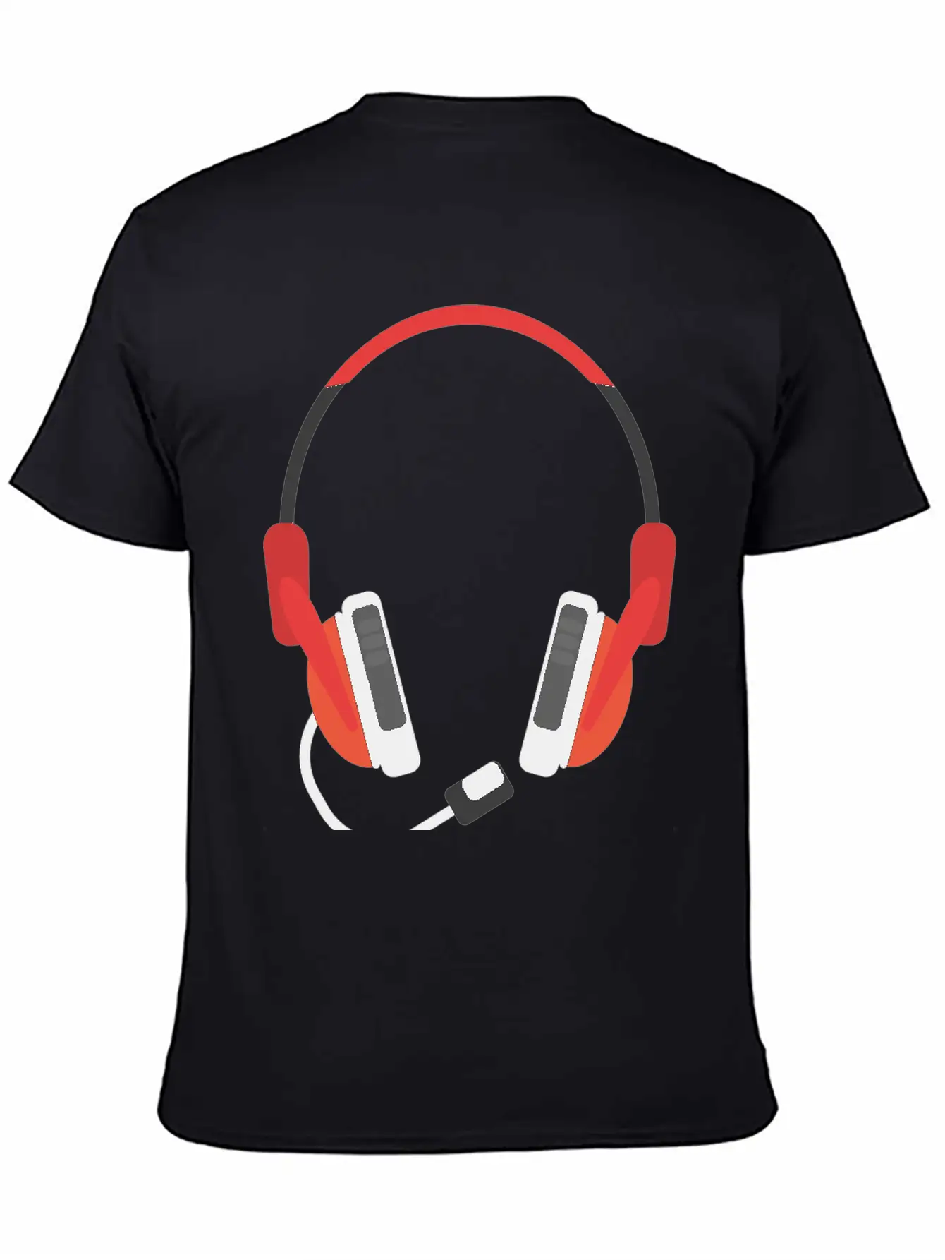 Microphone Unisex Short Sleeve Soft Cotton T-Shirt – Casual Everyday Wear