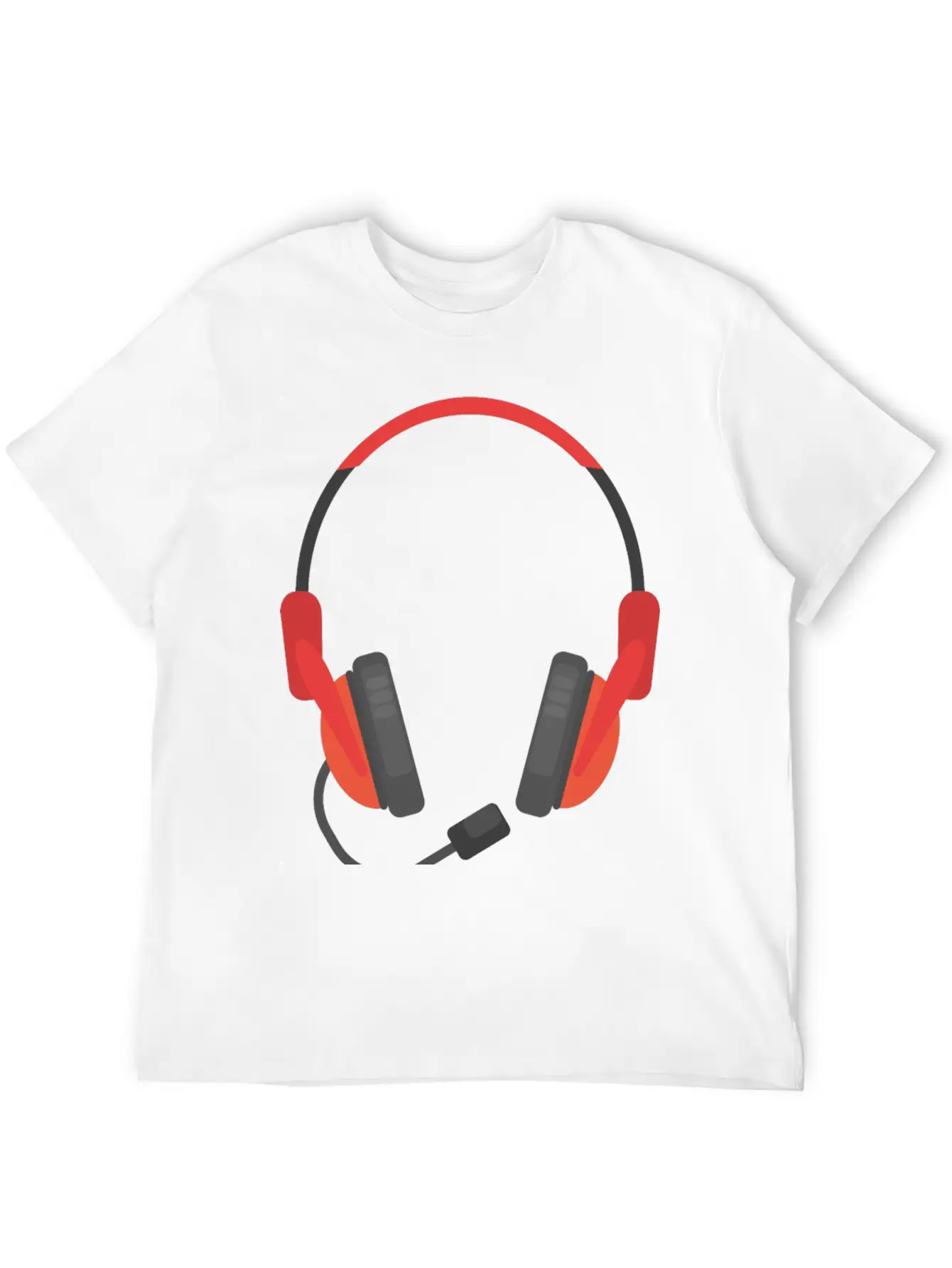 Microphone Unisex Short Sleeve Soft Cotton T-Shirt – Casual Everyday Wear
