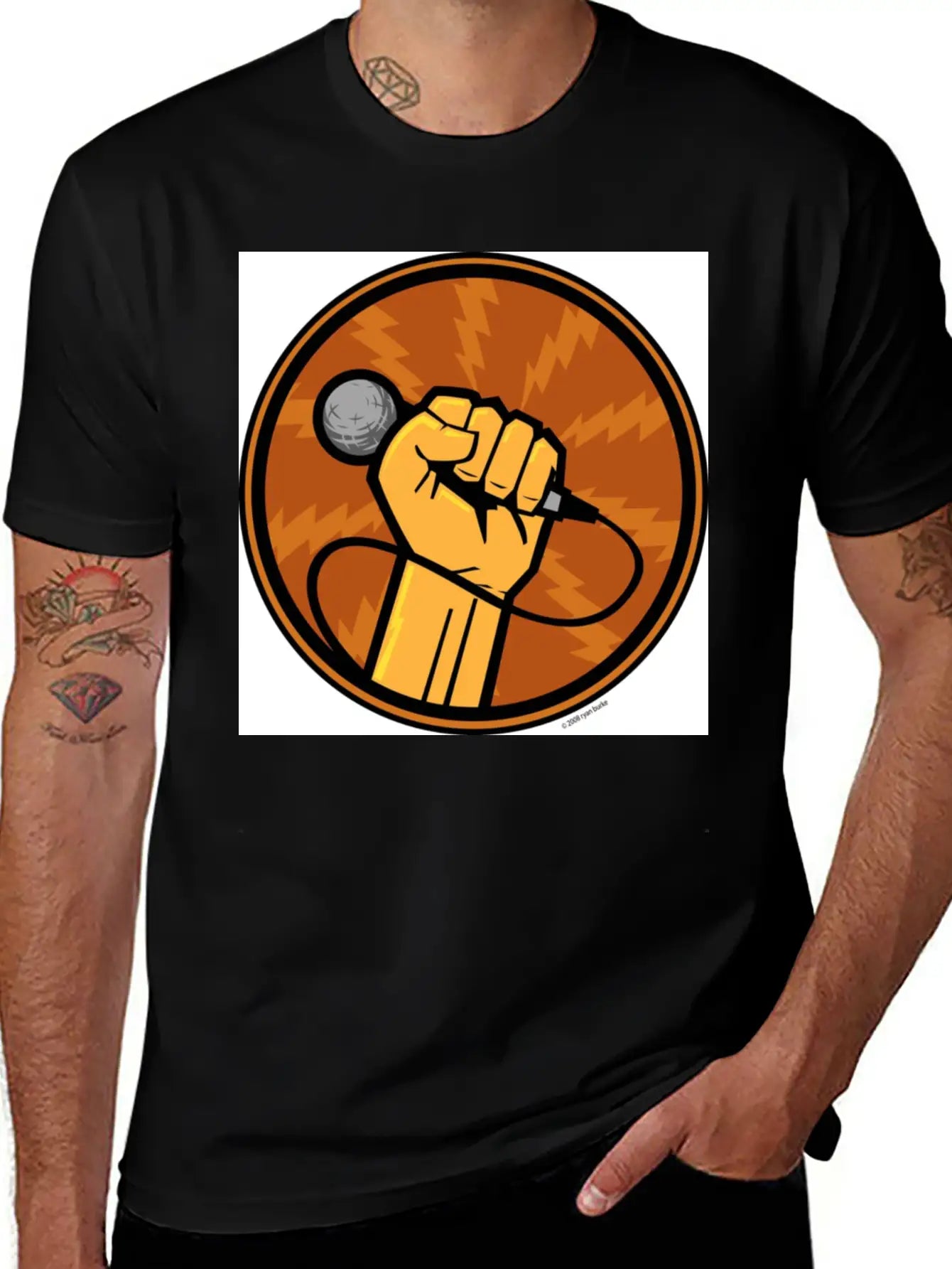 Microphones Essential Unisex Summer Tee – Soft Cotton Casual Fit
