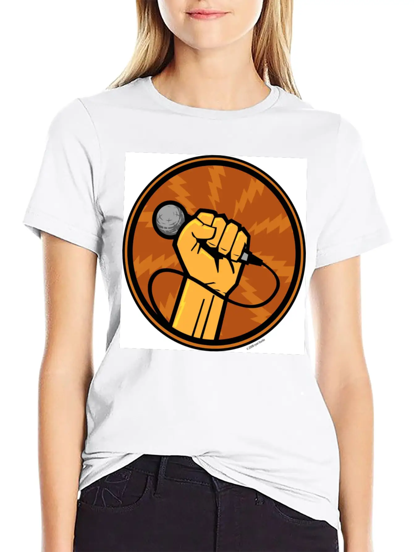 Microphones Essential Unisex Summer Tee – Soft Cotton Casual Fit