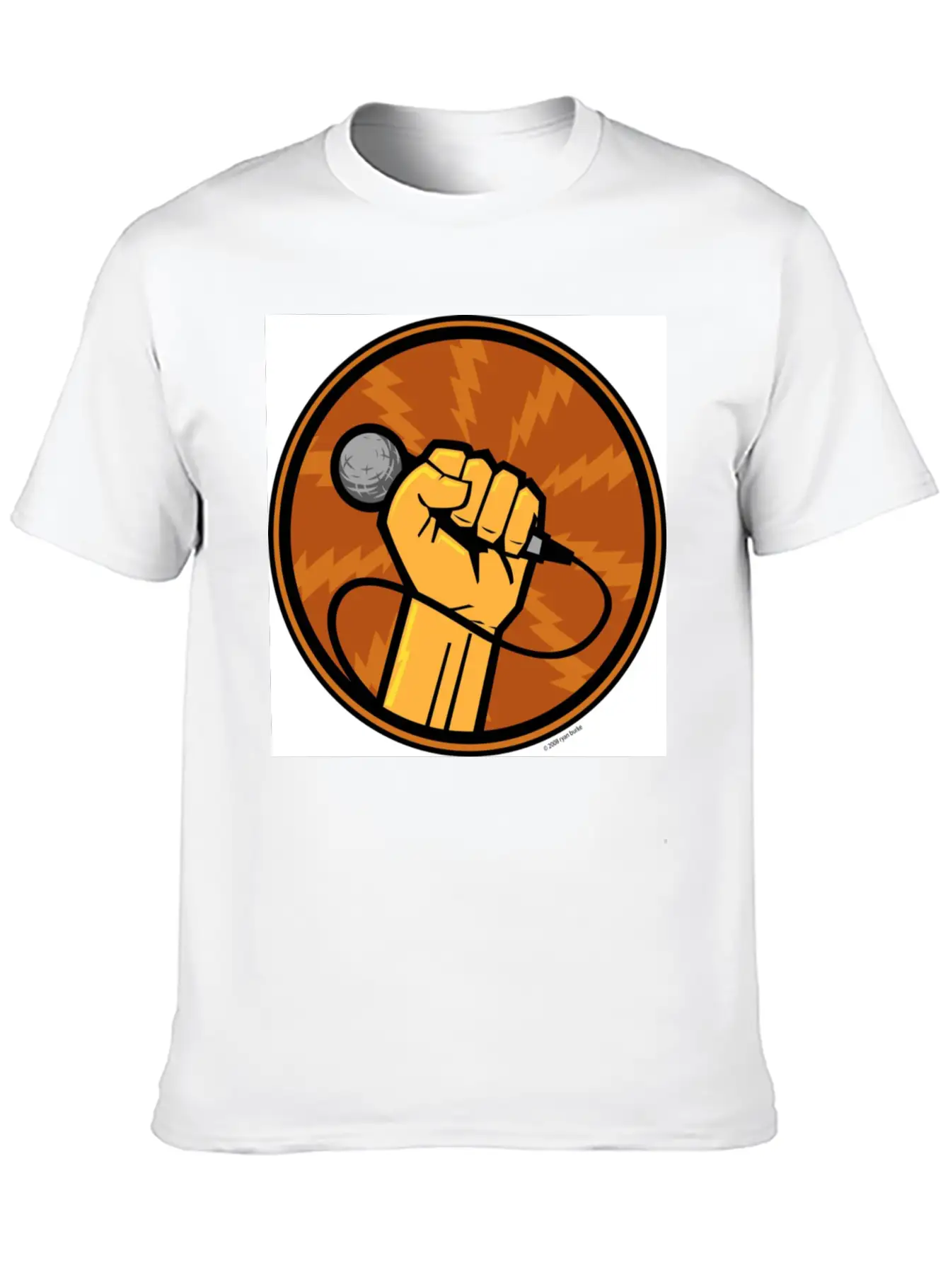 Microphones Essential Unisex Summer Tee – Soft Cotton Casual Fit