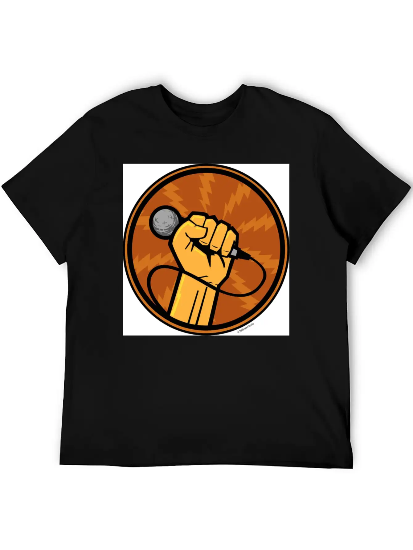 Microphones Essential Unisex Summer Tee – Soft Cotton Casual Fit