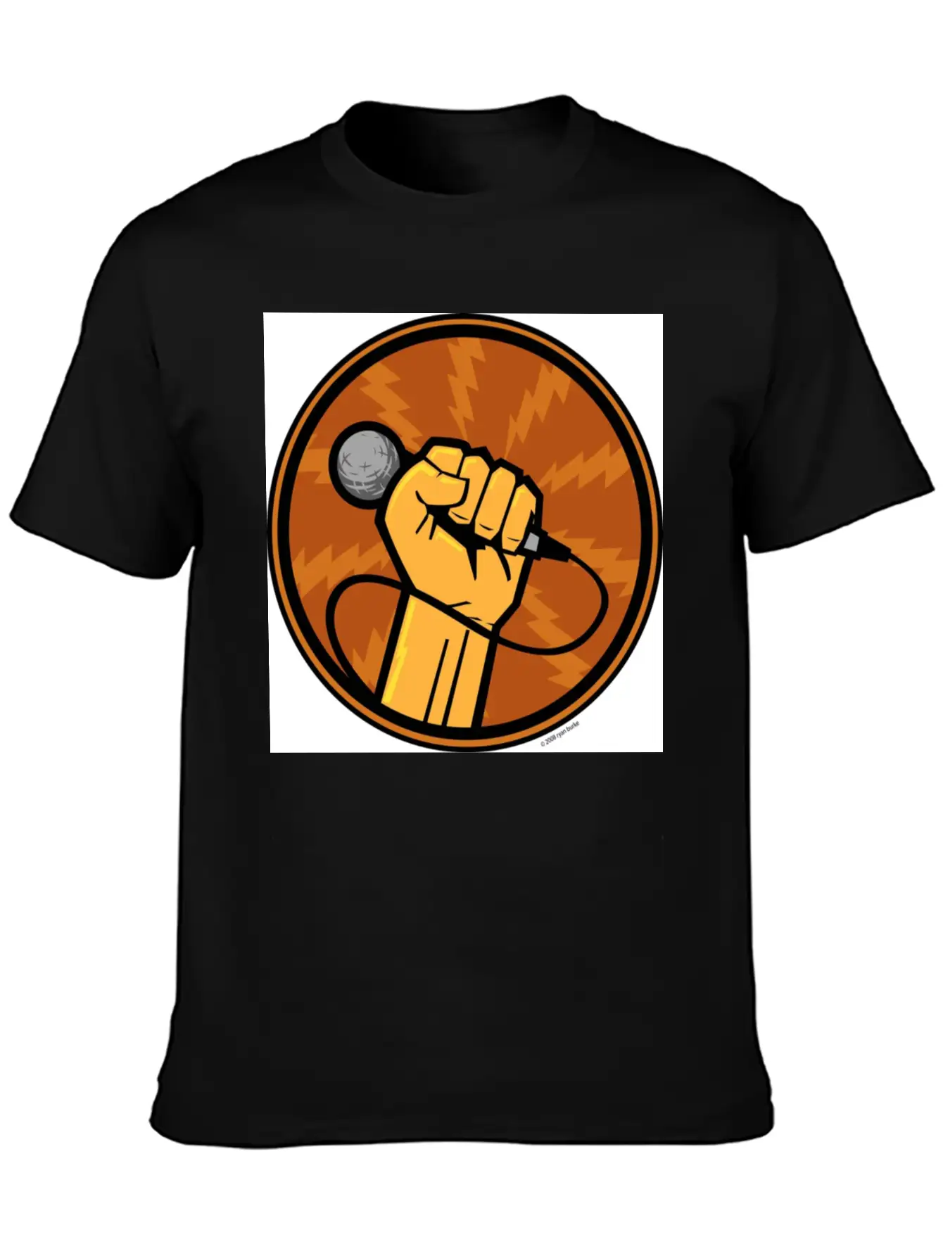 Microphones Essential Unisex Summer Tee – Soft Cotton Casual Fit