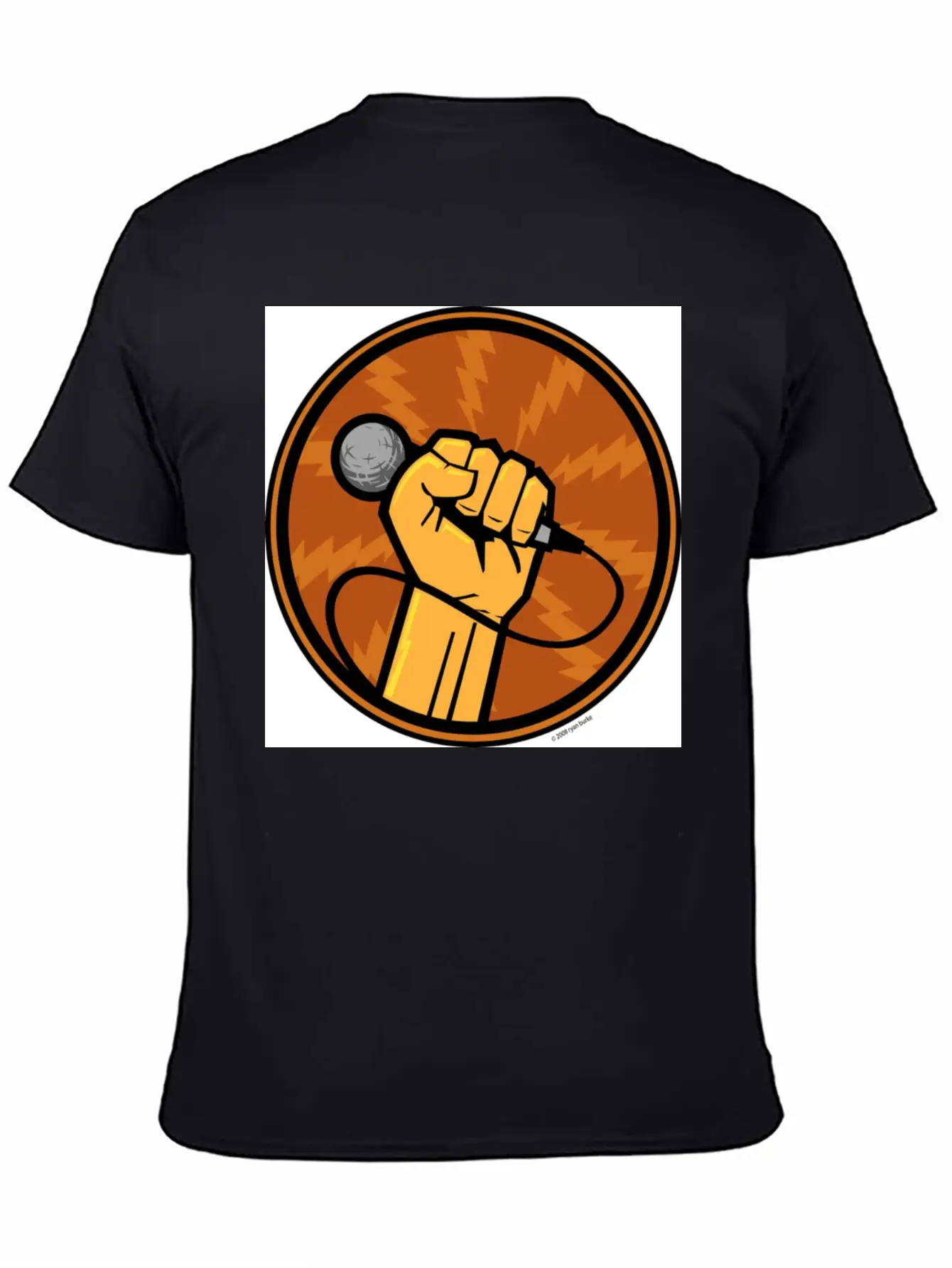 Microphones Essential Unisex Summer Tee – Soft Cotton Casual Fit