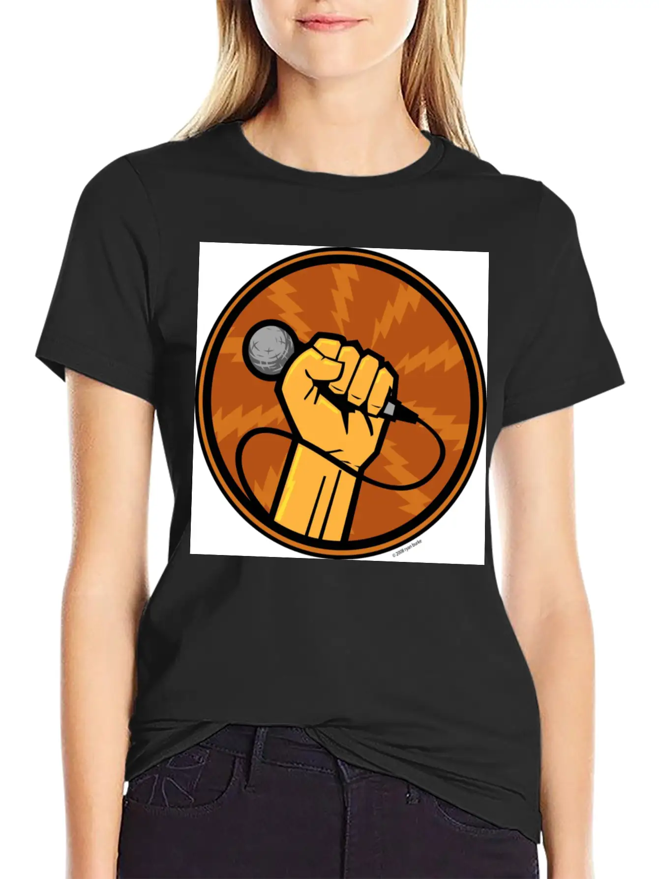 Microphones Essential Unisex Summer Tee – Soft Cotton Casual Fit