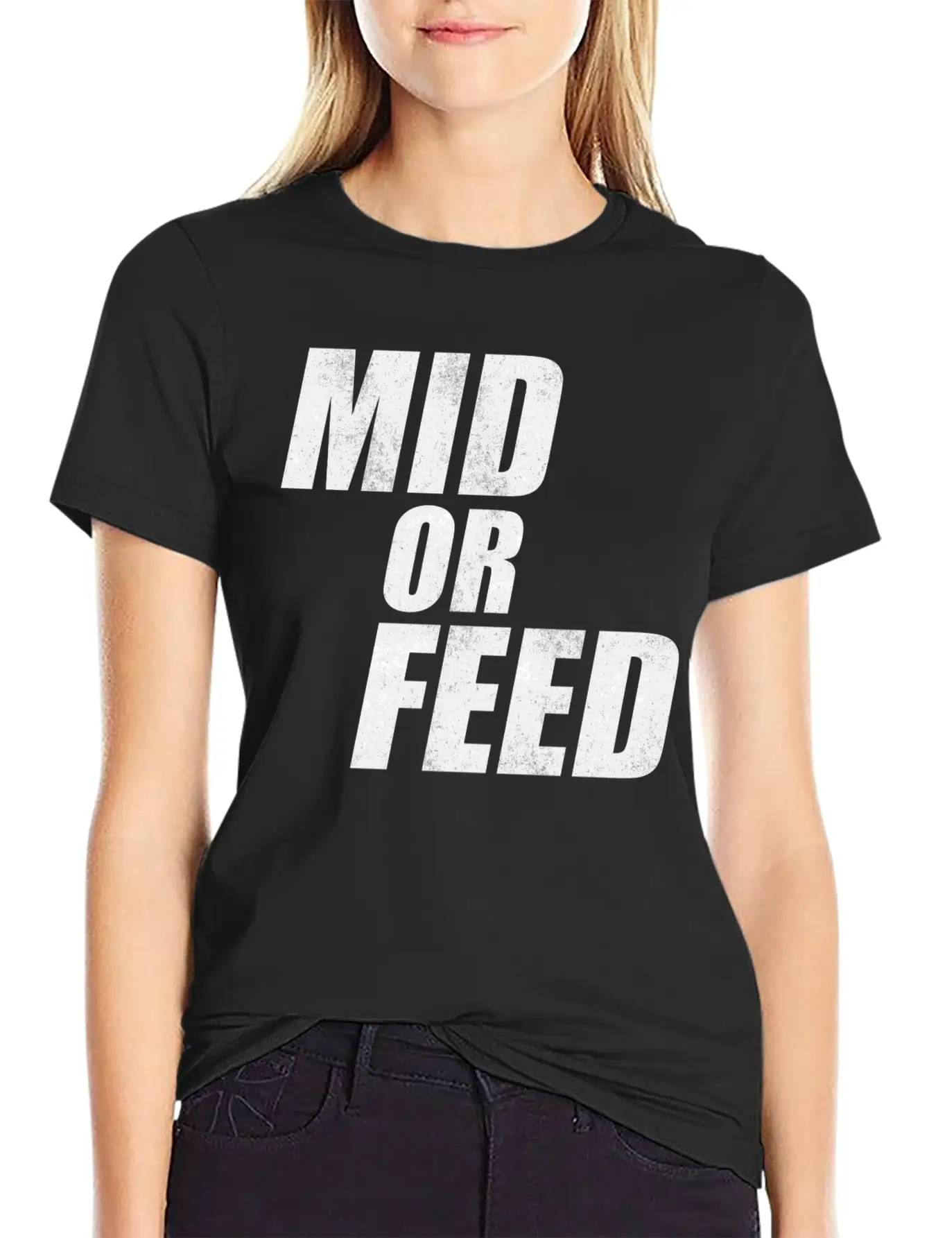 Mid Or Feed League LOL Midlaner Gamer Tshirt Gift Unisex Short Sleeve Soft Cotton T-Shirt – Casual Everyday Wear