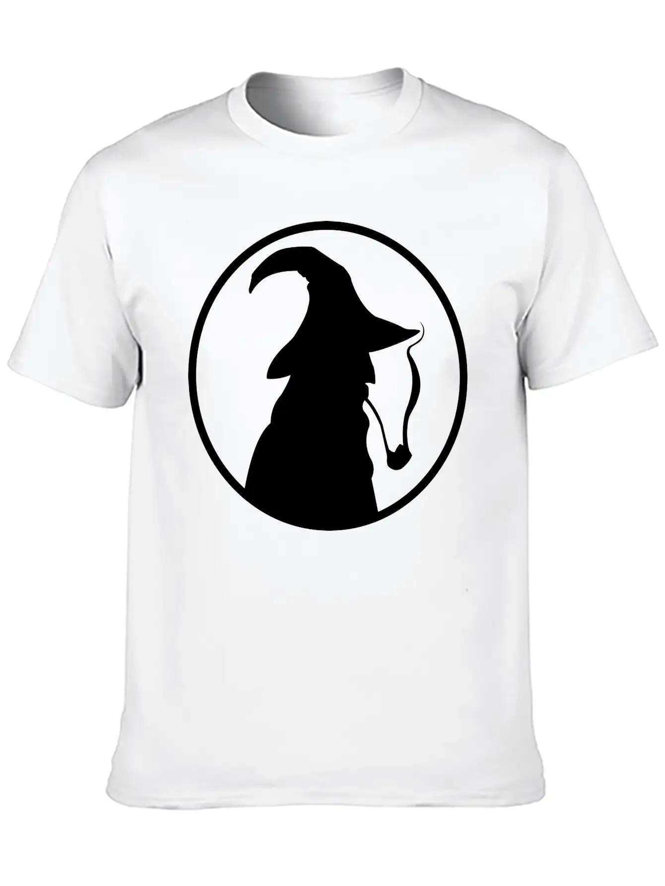 Middie Earth Genetics Wizard Icon White Timeless Short Sleeve Tee – Comfy And Minimalist Design