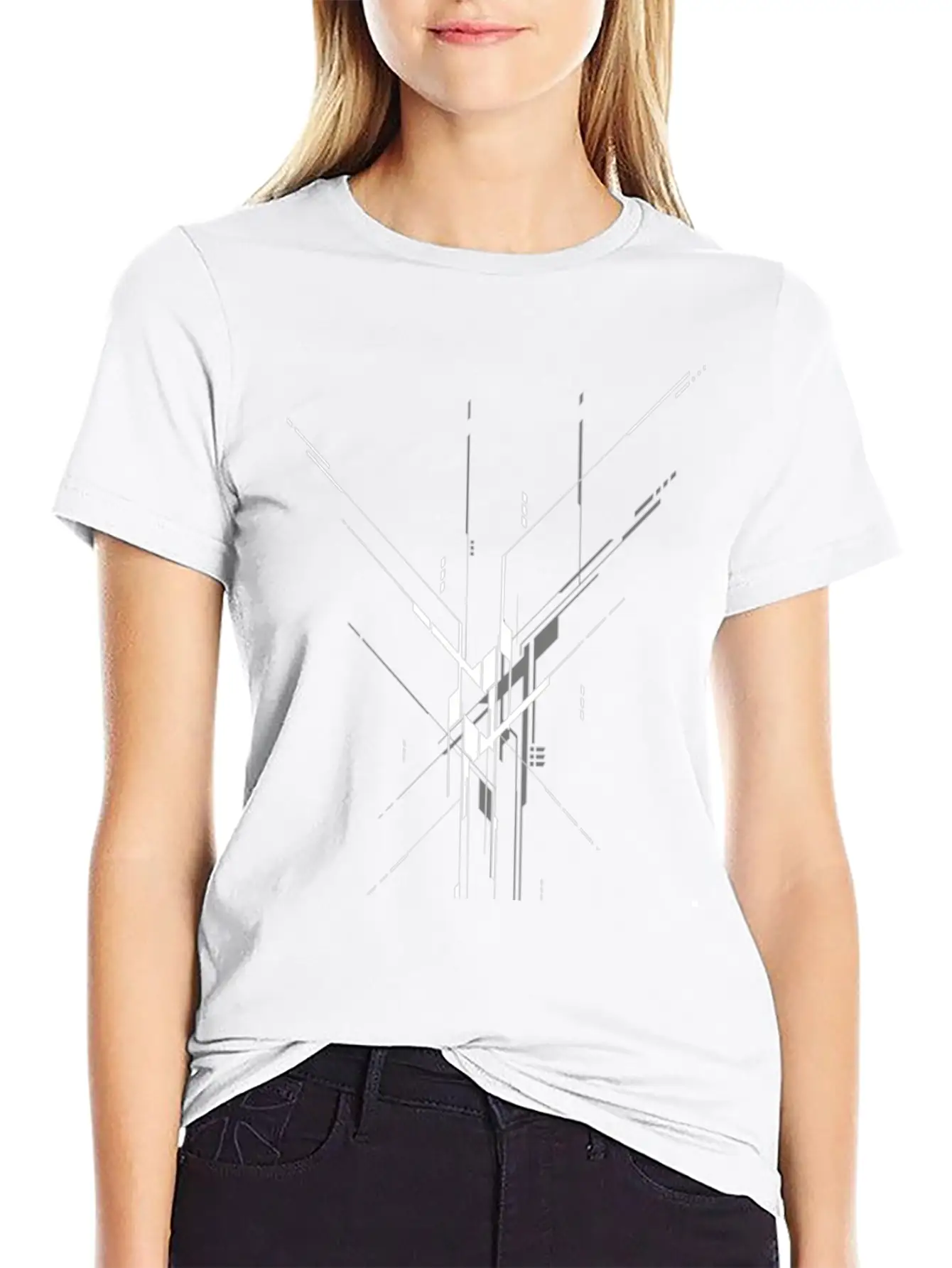 Midnight Rain Comfortable Minimalist Graphic Tee – Summer Style Essential