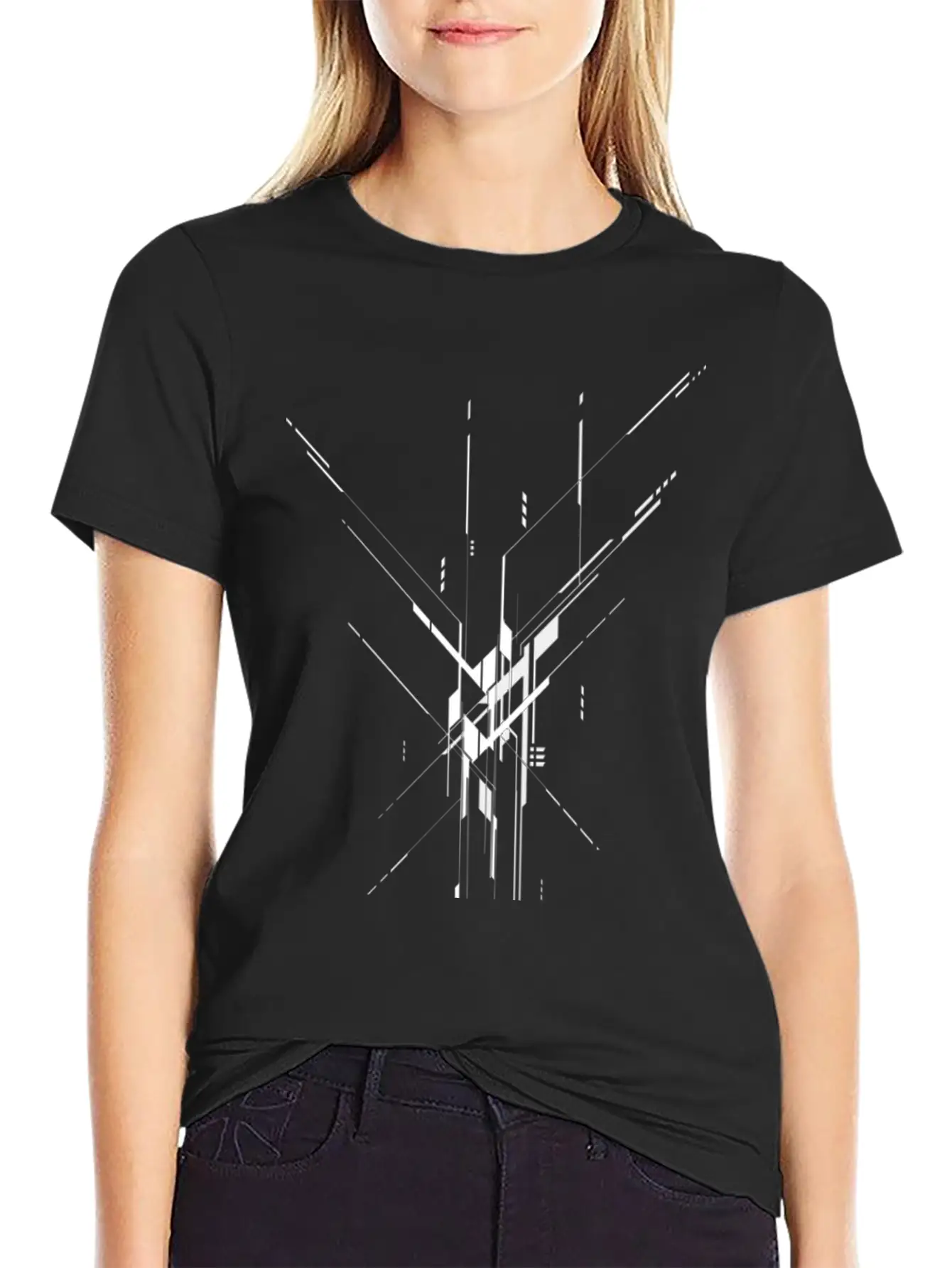 Midnight Rain Comfortable Minimalist Graphic Tee – Summer Style Essential