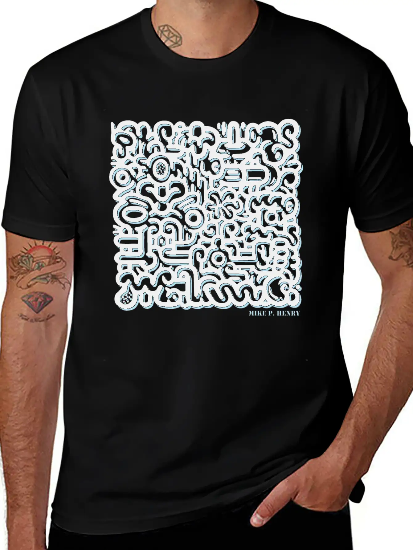 Mike Peter Henry Number Two Comfortable Minimalist Graphic Tee – Summer Style Essential