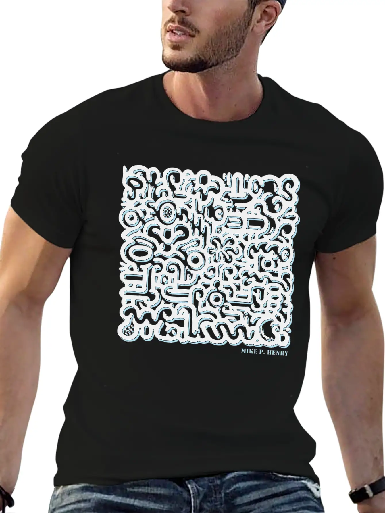 Mike Peter Henry Number Two Comfortable Minimalist Graphic Tee – Summer Style Essential