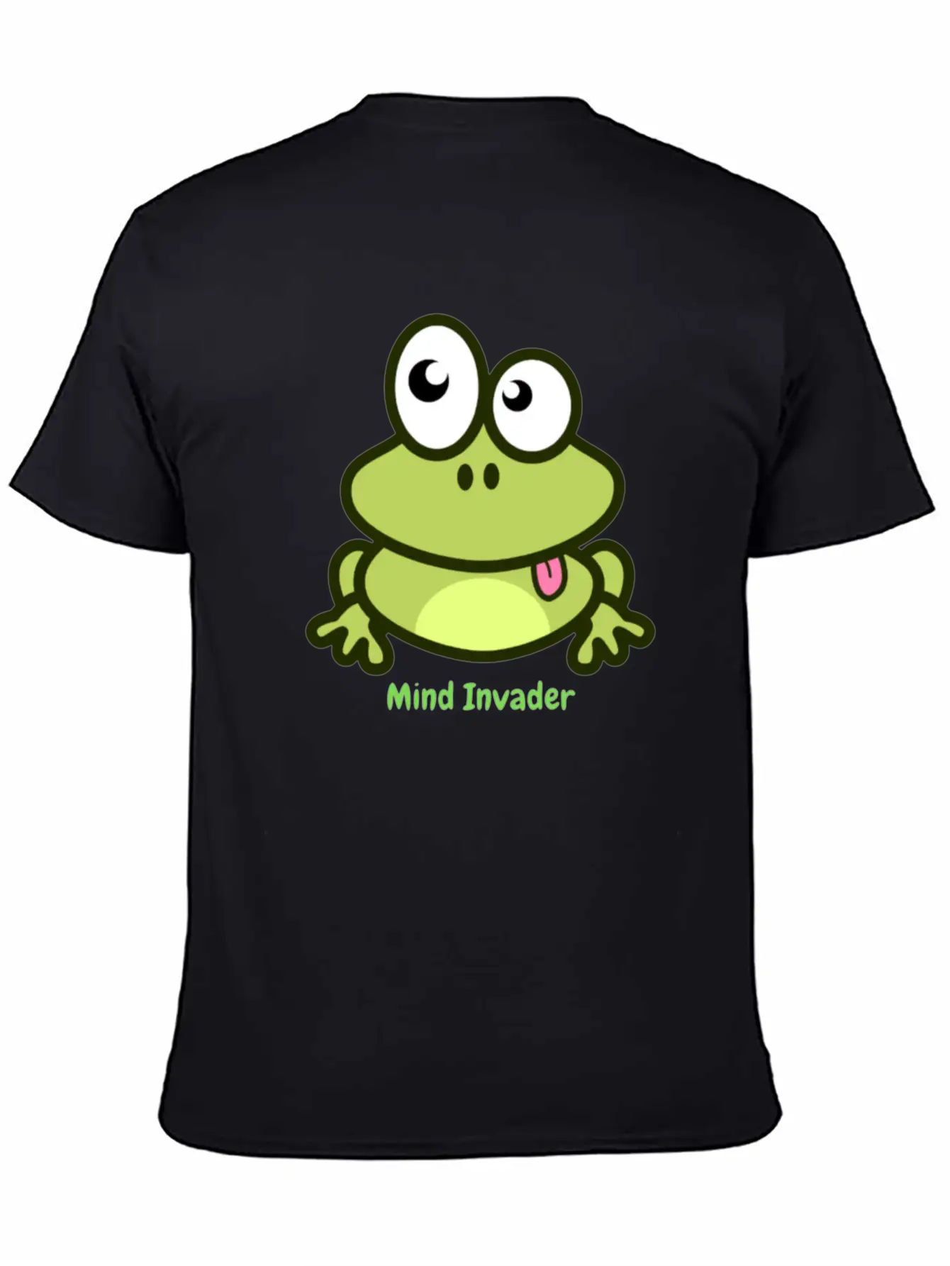 Mind Invader (Frog) Basic Graphic T-Shirt – Daily Comfort In Soft Cotton