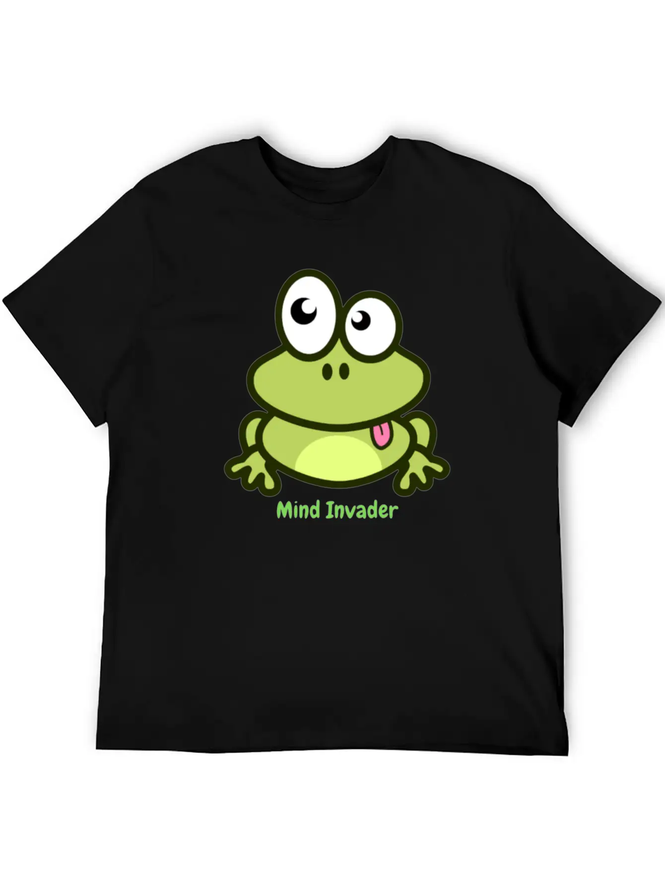 Mind Invader (Frog) Basic Graphic T-Shirt – Daily Comfort In Soft Cotton