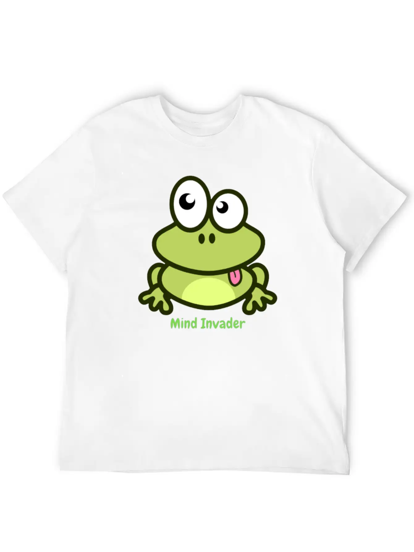 Mind Invader (Frog) Basic Graphic T-Shirt – Daily Comfort In Soft Cotton