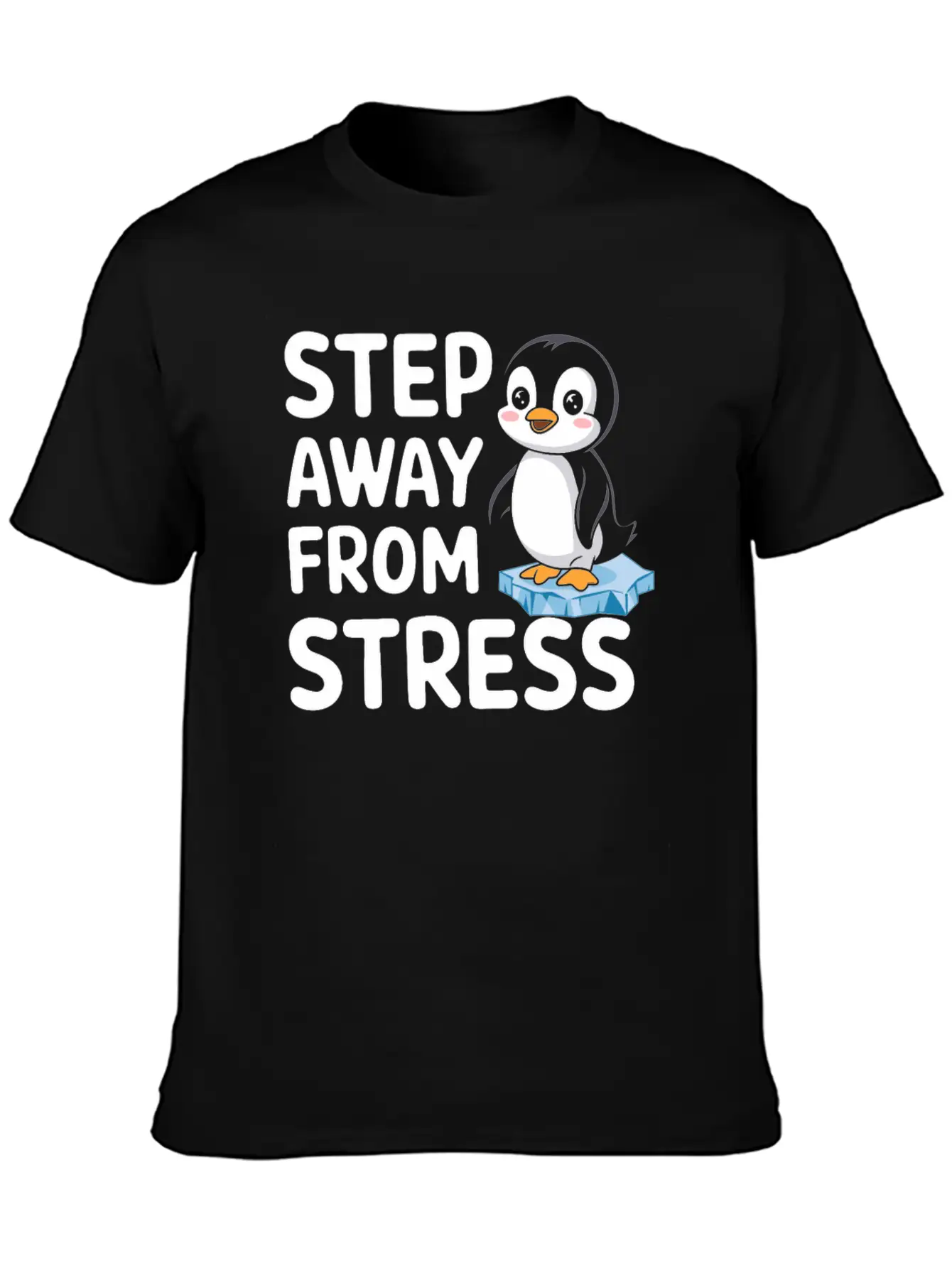 Mindfulness: Step Away From Stress Stylish Everyday T-Shirt – Unisex Basic Cotton Tee