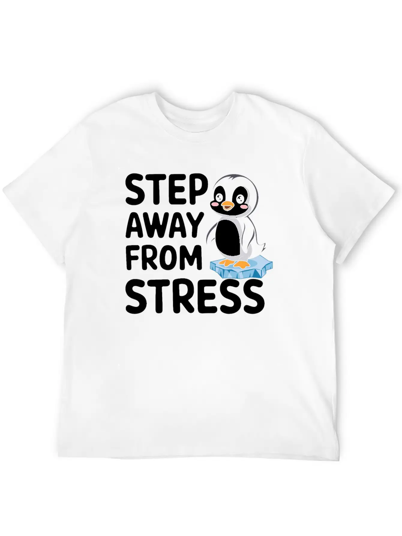Mindfulness: Step Away From Stress Stylish Everyday T-Shirt – Unisex Basic Cotton Tee