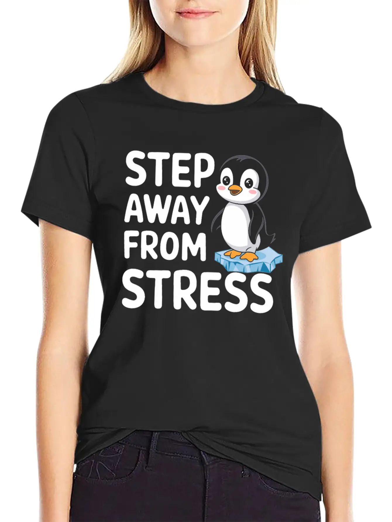 Mindfulness: Step Away From Stress Stylish Everyday T-Shirt – Unisex Basic Cotton Tee