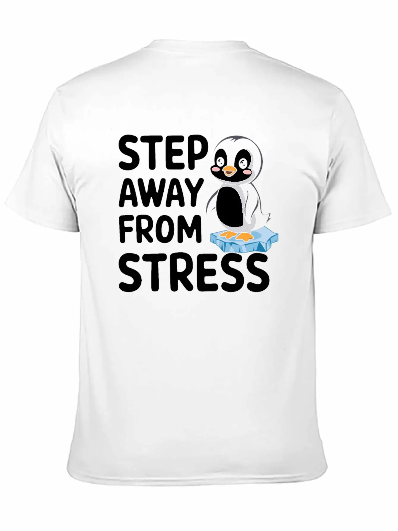 Mindfulness: Step Away From Stress Stylish Everyday T-Shirt – Unisex Basic Cotton Tee