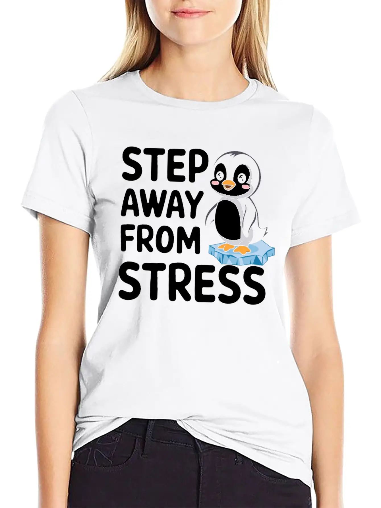 Mindfulness: Step Away From Stress Stylish Everyday T-Shirt – Unisex Basic Cotton Tee