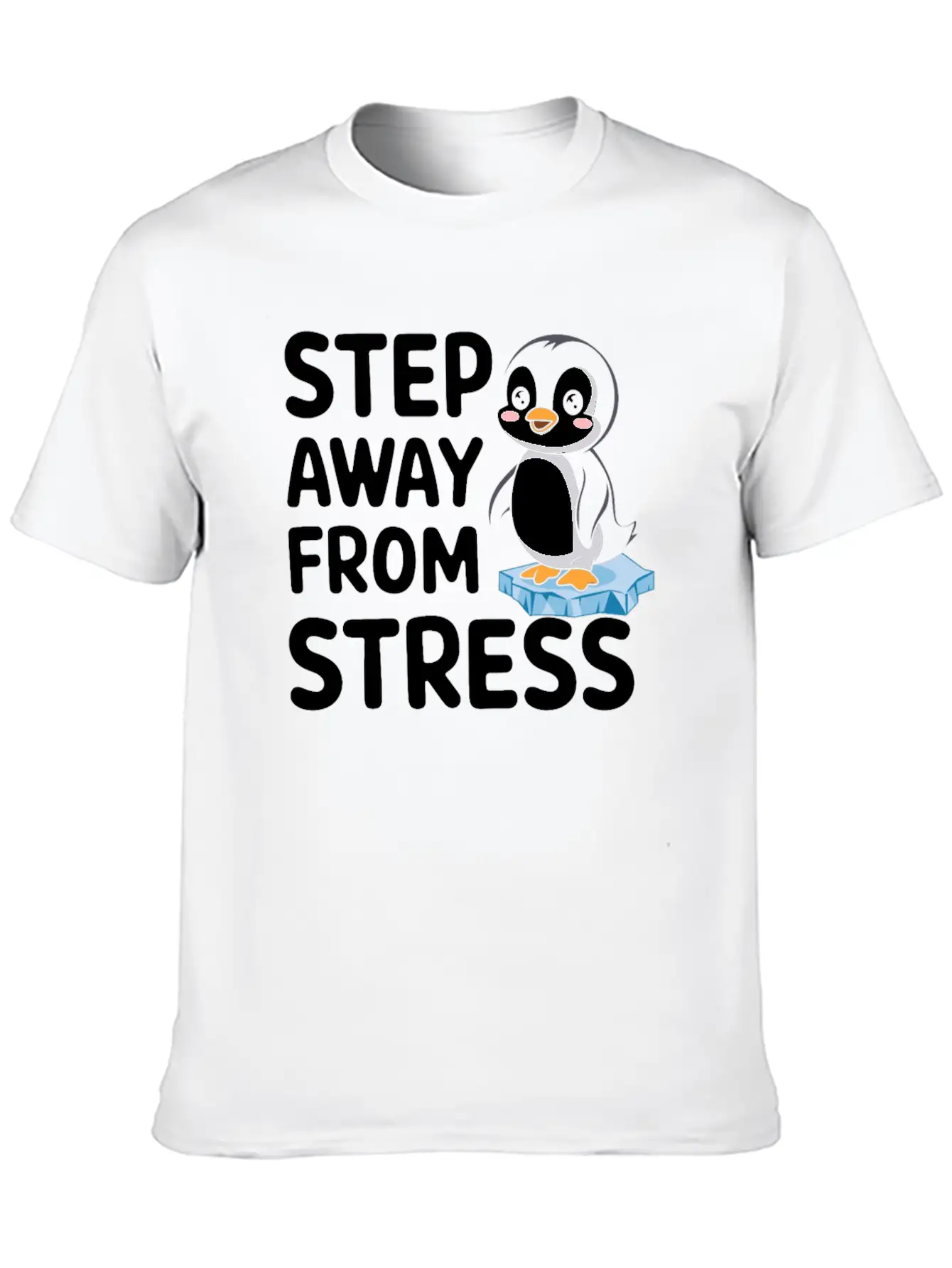 Mindfulness: Step Away From Stress Stylish Everyday T-Shirt – Unisex Basic Cotton Tee
