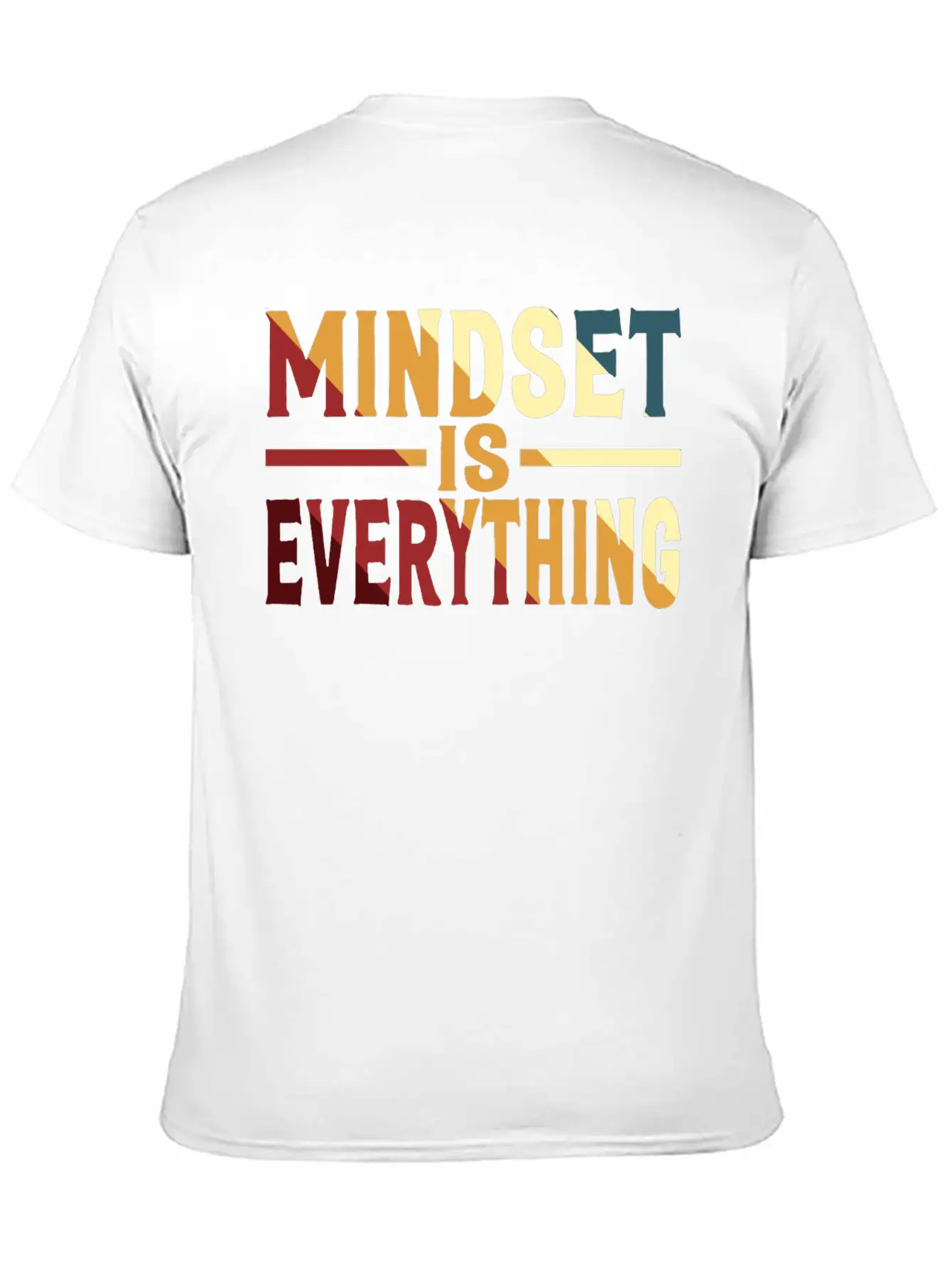 Mindset Is Everything Motivational Mental Health Comfortable Minimalist Graphic Tee – Summer Style Essential