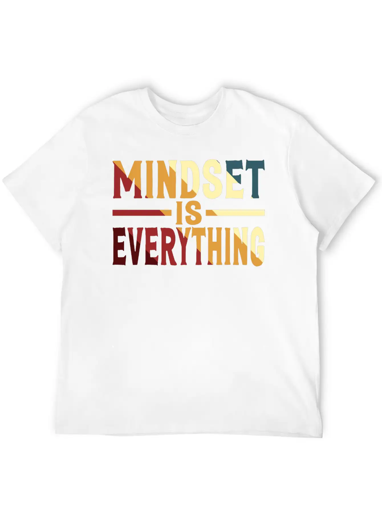 Mindset Is Everything Motivational Mental Health Comfortable Minimalist Graphic Tee – Summer Style Essential