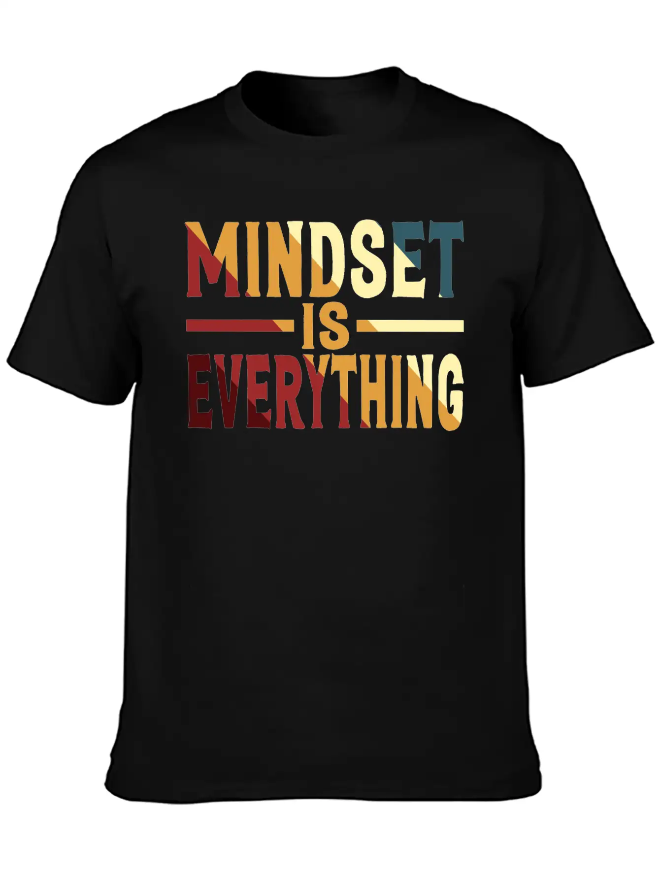 Mindset Is Everything Motivational Mental Health Comfortable Minimalist Graphic Tee – Summer Style Essential