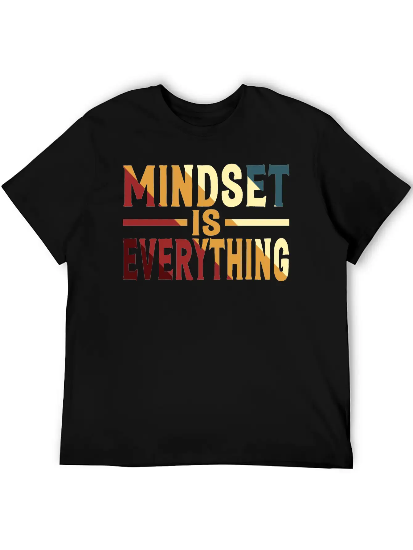 Mindset Is Everything Motivational Mental Health Comfortable Minimalist Graphic Tee – Summer Style Essential