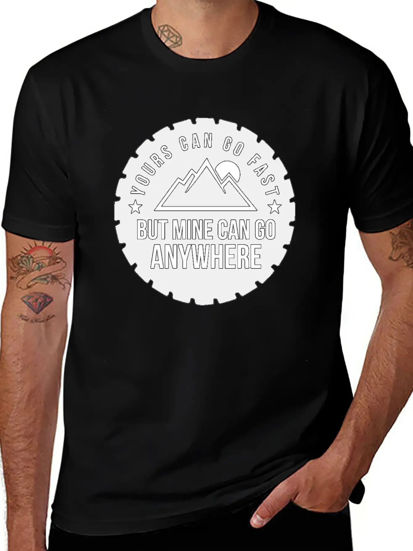 Mine Can Go Anywhere Basic Graphic T-Shirt – Daily Comfort In Soft Cotton