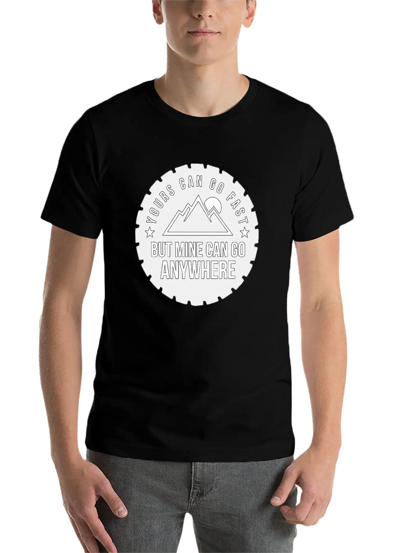 Mine Can Go Anywhere Basic Graphic T-Shirt – Daily Comfort In Soft Cotton