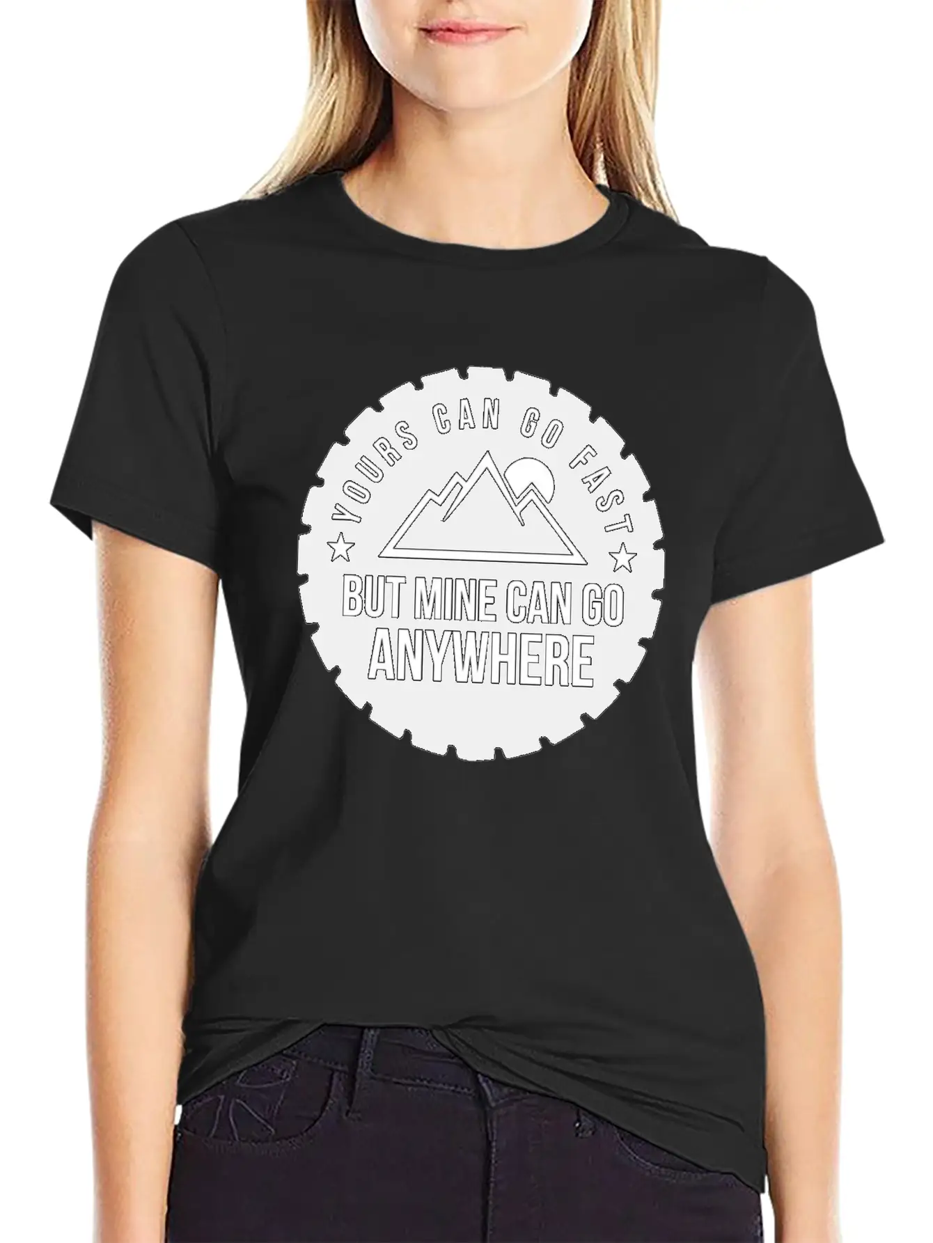 Mine Can Go Anywhere Basic Graphic T-Shirt – Daily Comfort In Soft Cotton