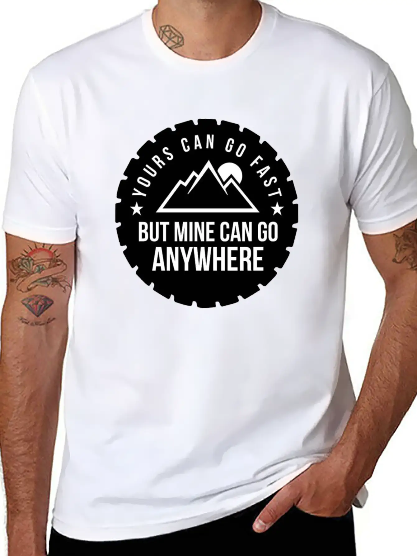 Mine Can Go Anywhere Basic Graphic T-Shirt – Daily Comfort In Soft Cotton