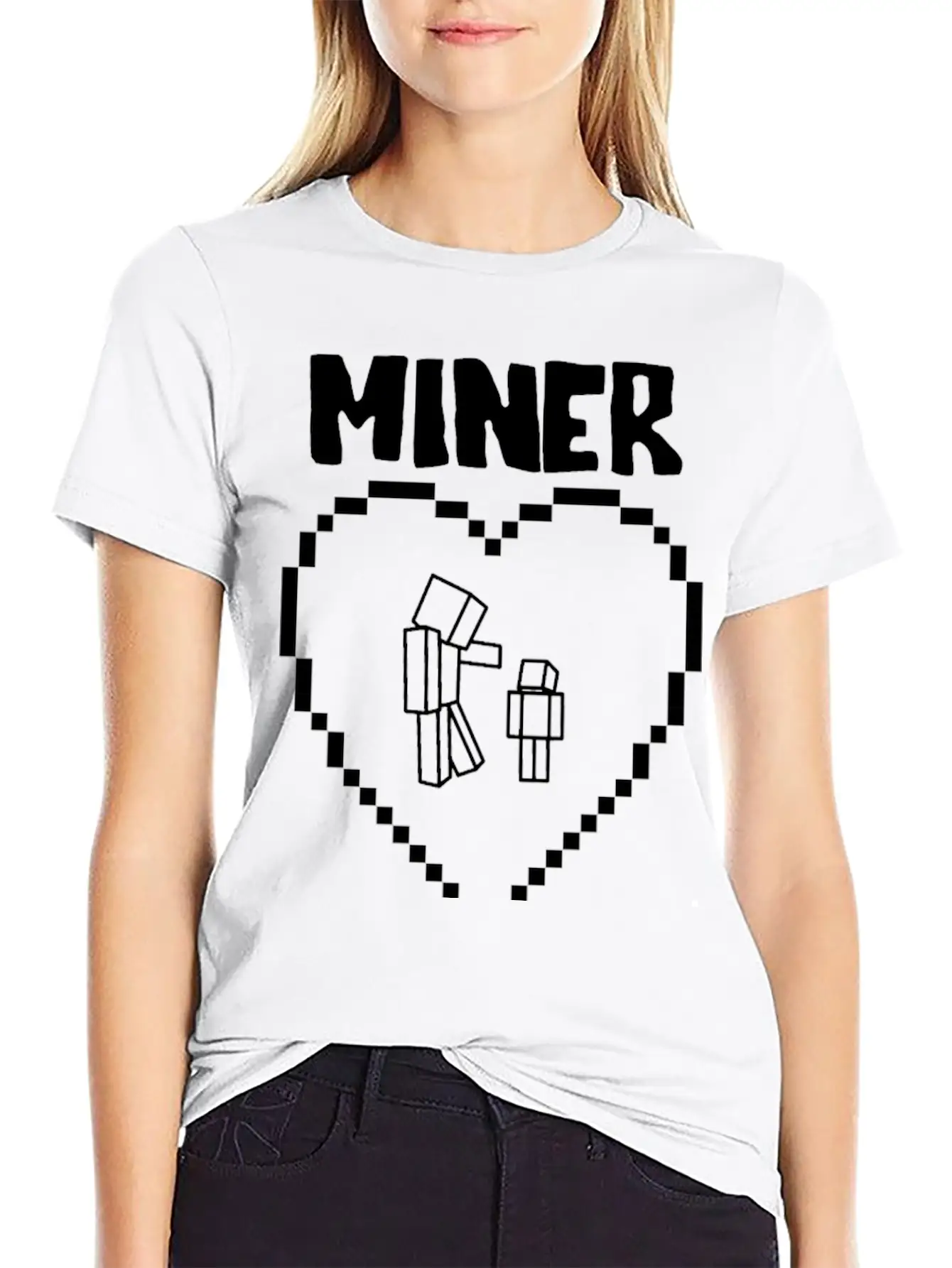 Miner Mom Comfortable Minimalist Graphic Tee – Summer Style Essential