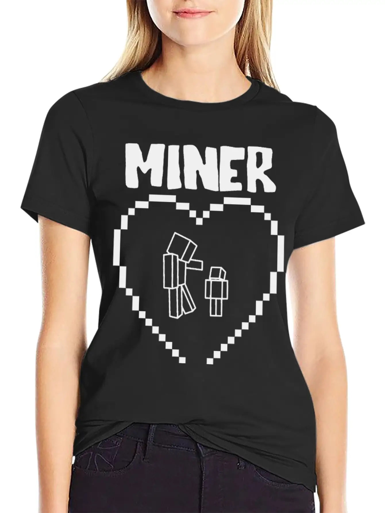 Miner Mom Comfortable Minimalist Graphic Tee – Summer Style Essential