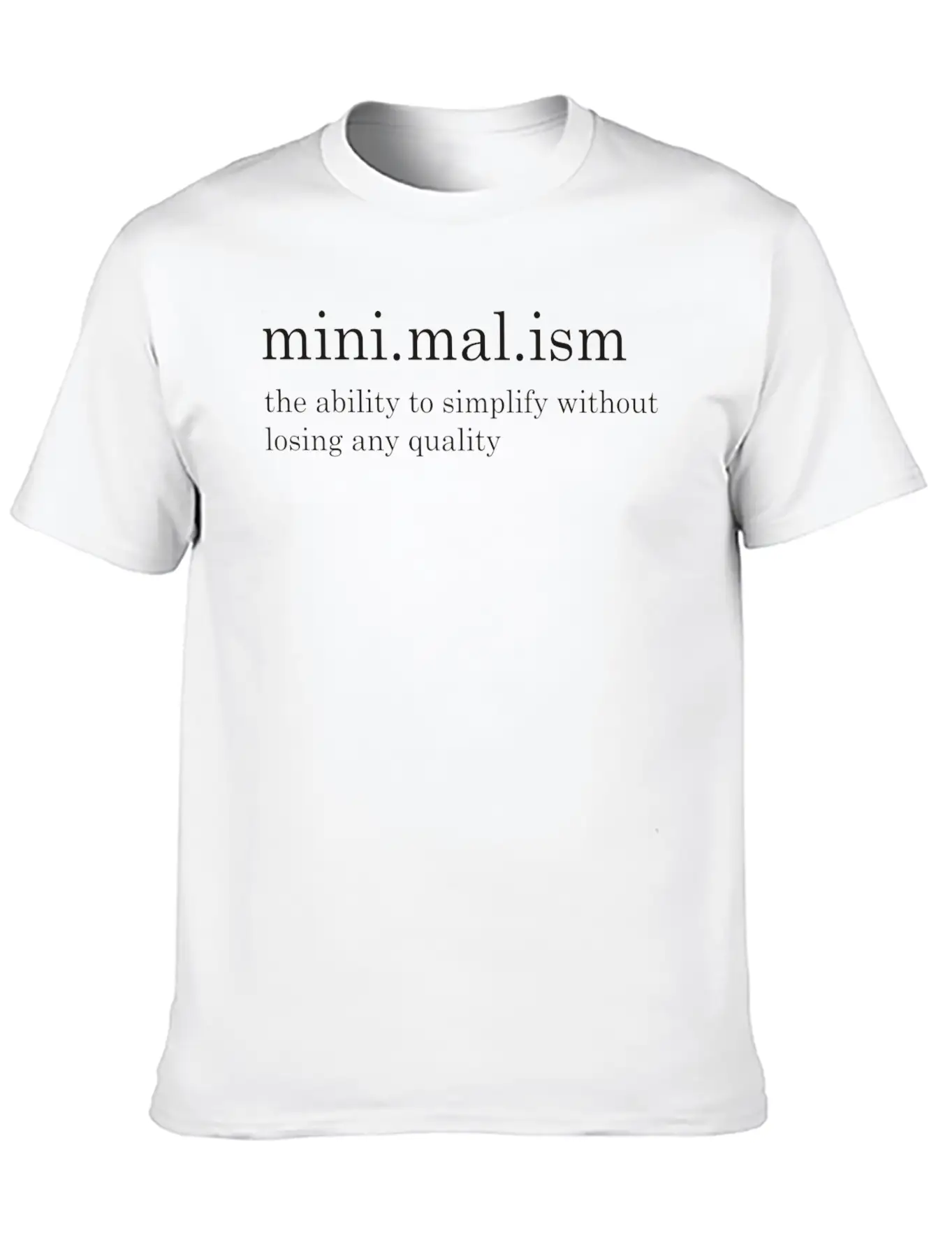 Minimalism Stylish Everyday T-Shirt – Unisex Basic Cotton Tee