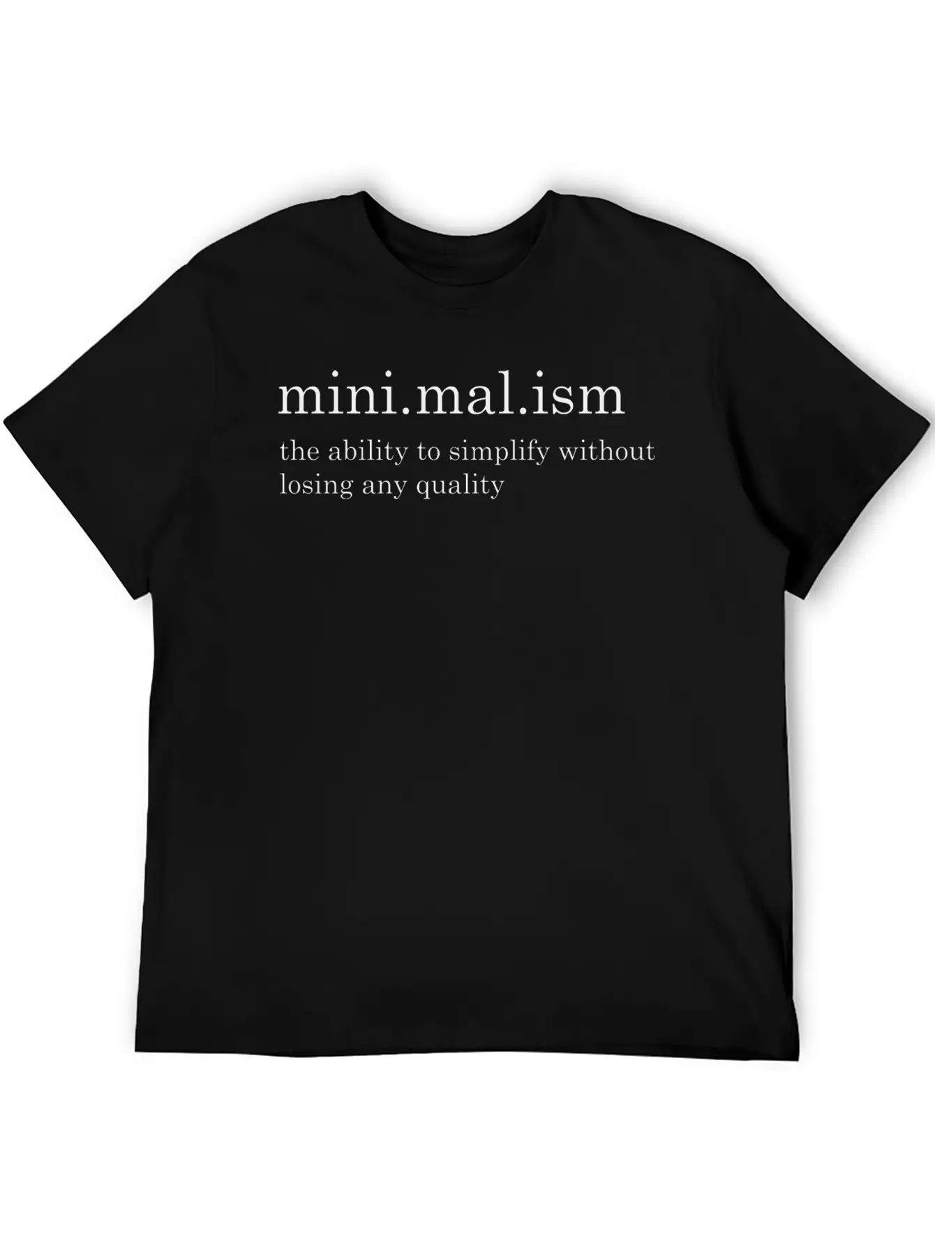Minimalism Stylish Everyday T-Shirt – Unisex Basic Cotton Tee