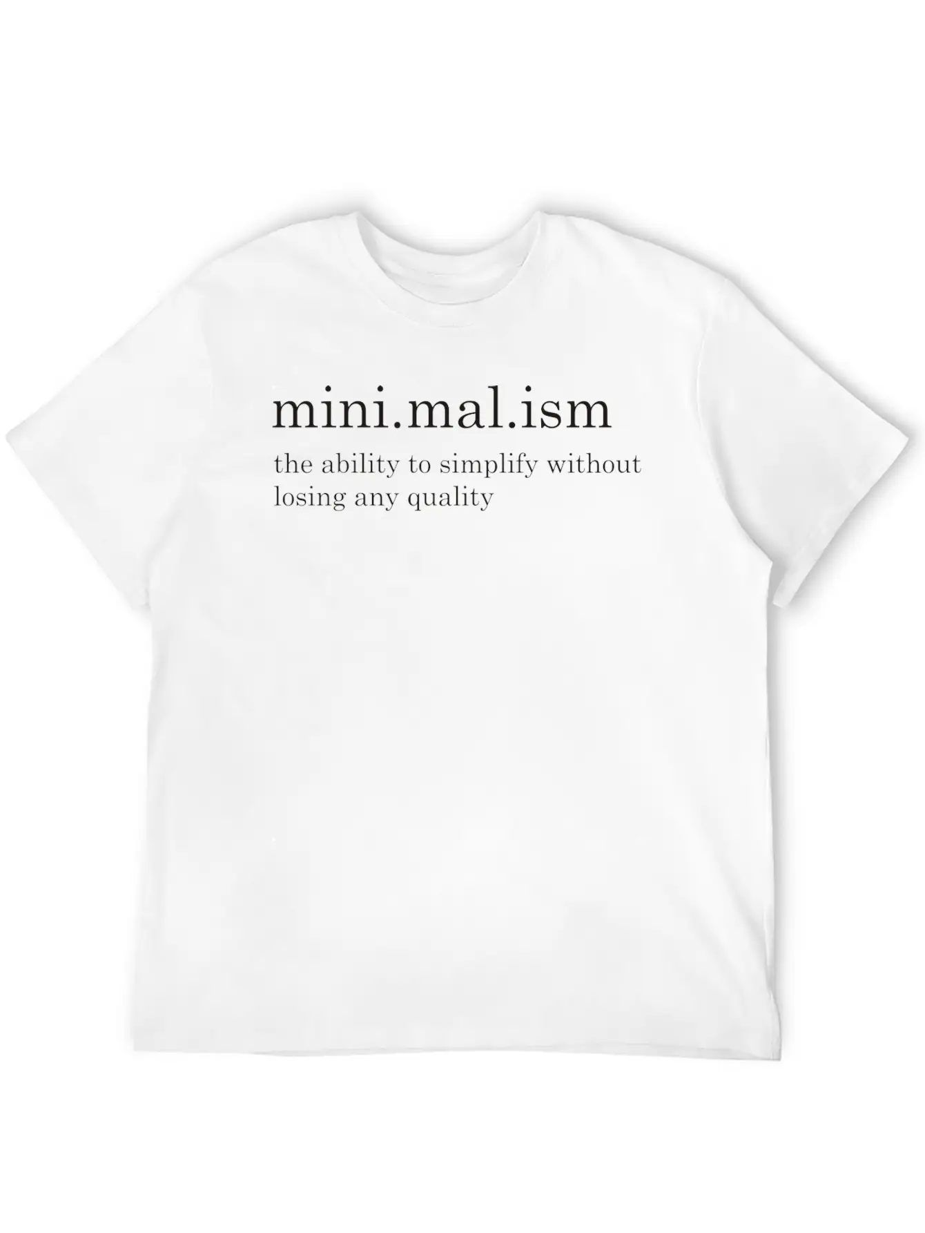 Minimalism Stylish Everyday T-Shirt – Unisex Basic Cotton Tee