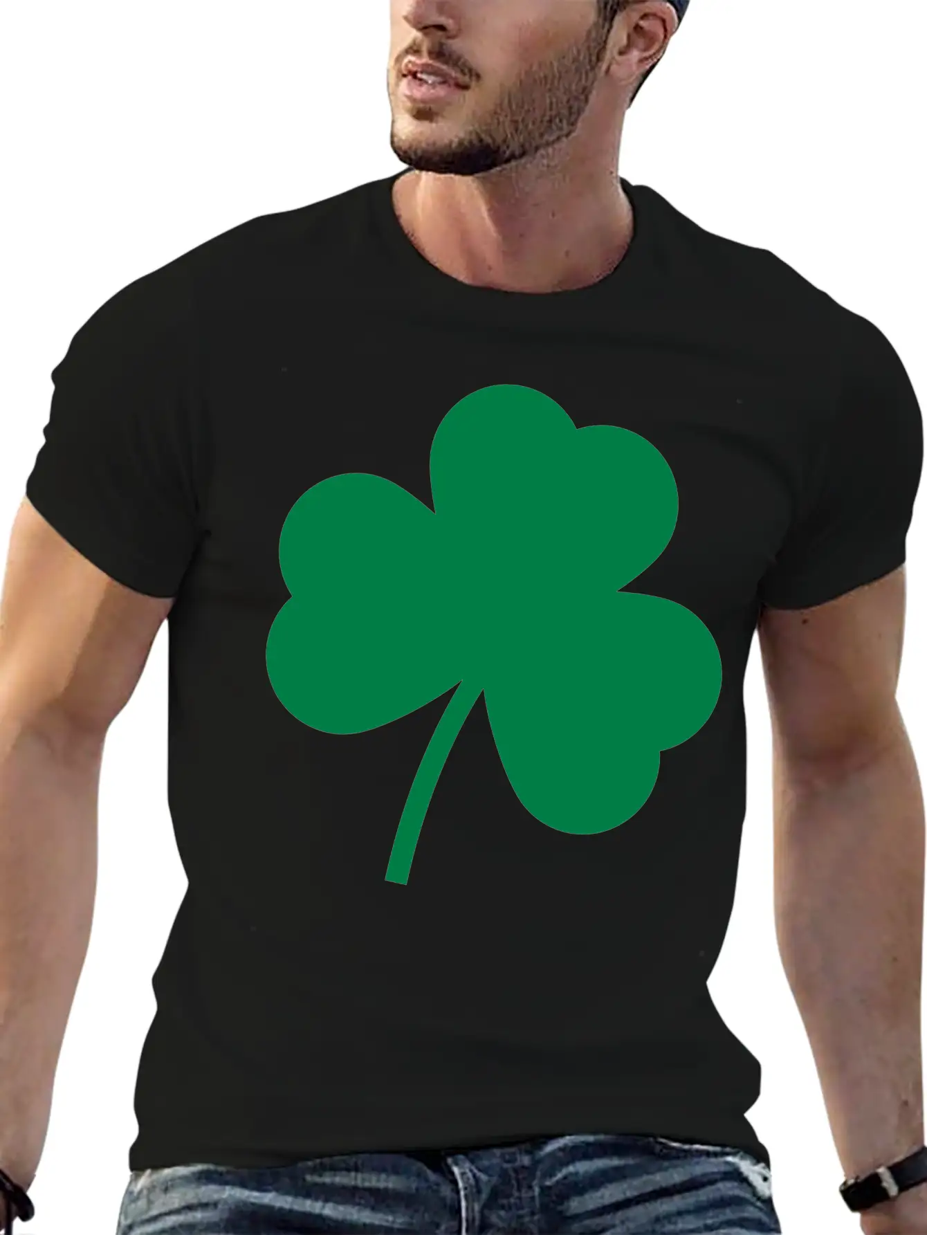 Minimalist Clover Shape Essential Unisex Summer Tee – Soft Cotton Casual Fit