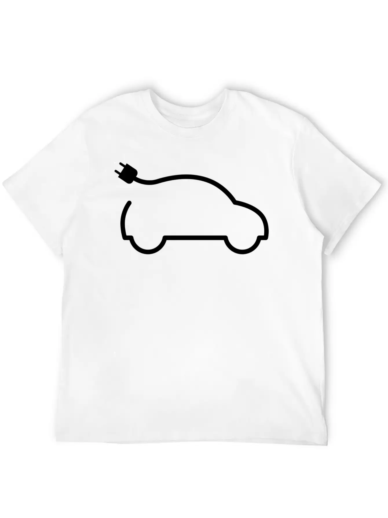 Minimalist Electric Car Timeless Short Sleeve Tee – Comfy And Minimalist Design