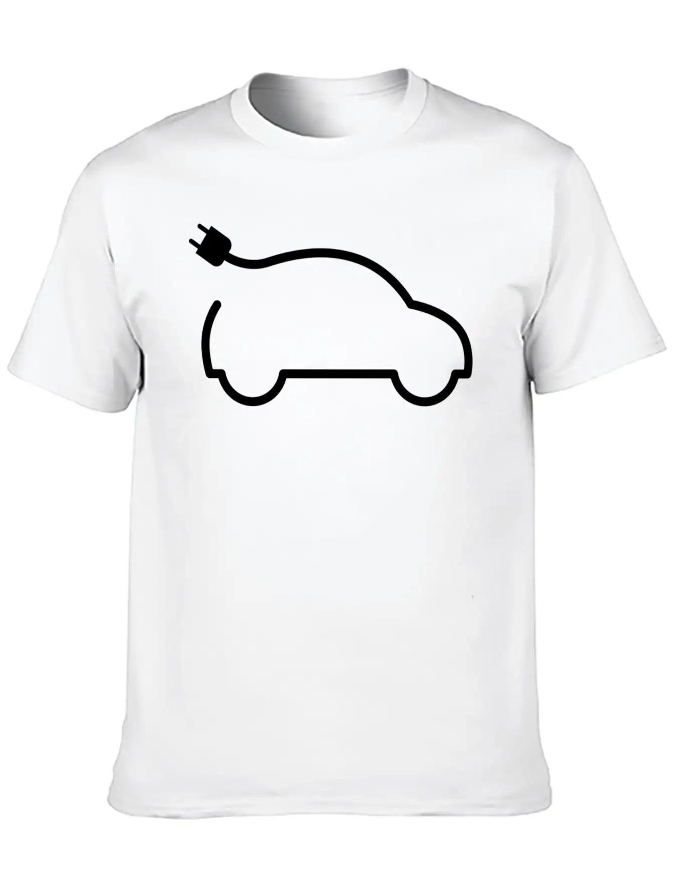 Minimalist Electric Car Timeless Short Sleeve Tee – Comfy And Minimalist Design